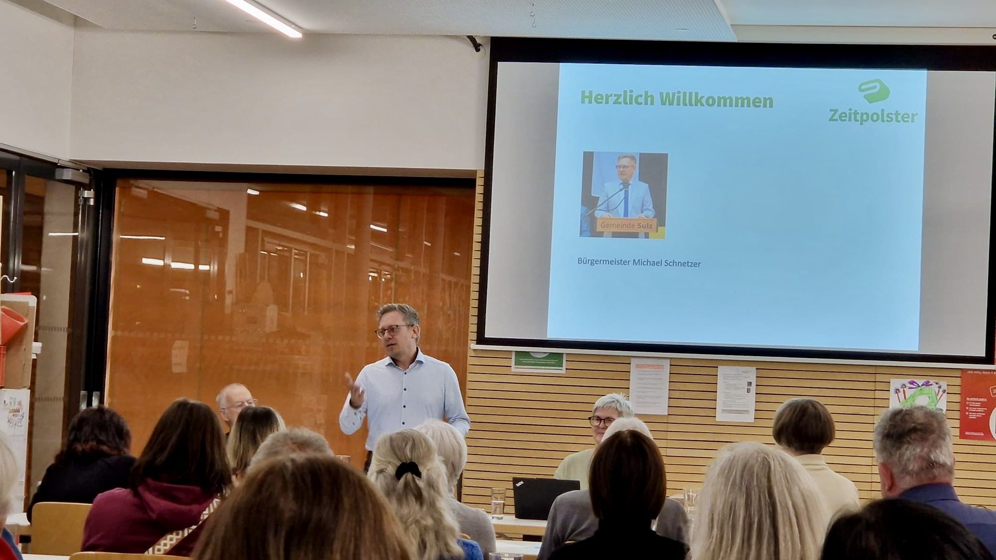Der Bürgermeister von Sulz lobt die Zusammenarbeit mit Zeitpolster 