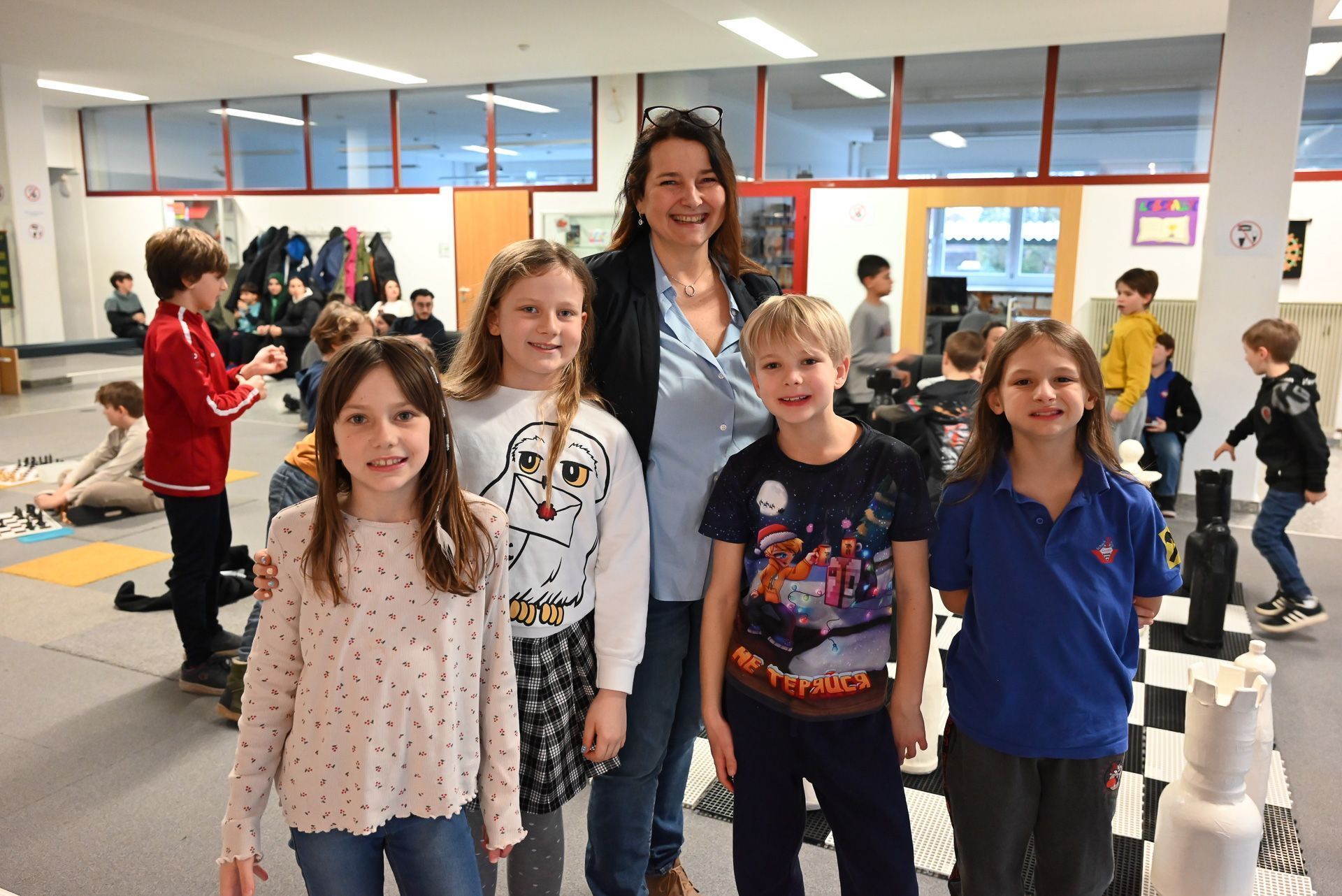 Julia Novkovic organisierte auch dieses Jahr das Schulschachturnier und die Schachrallye.