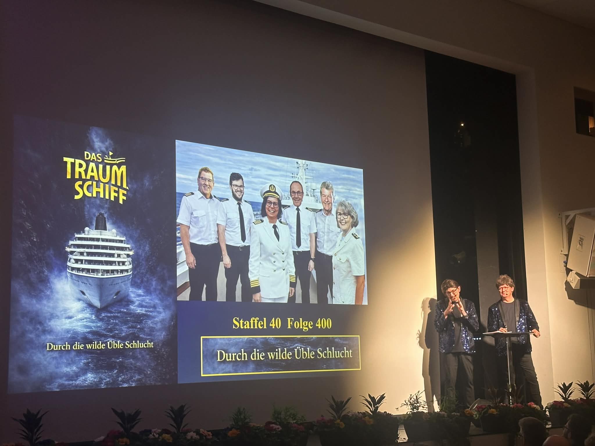 Harald Keckeis und Martin Salzmann überzeugten bei der Präsentation Kulturhauptstadt 2036.