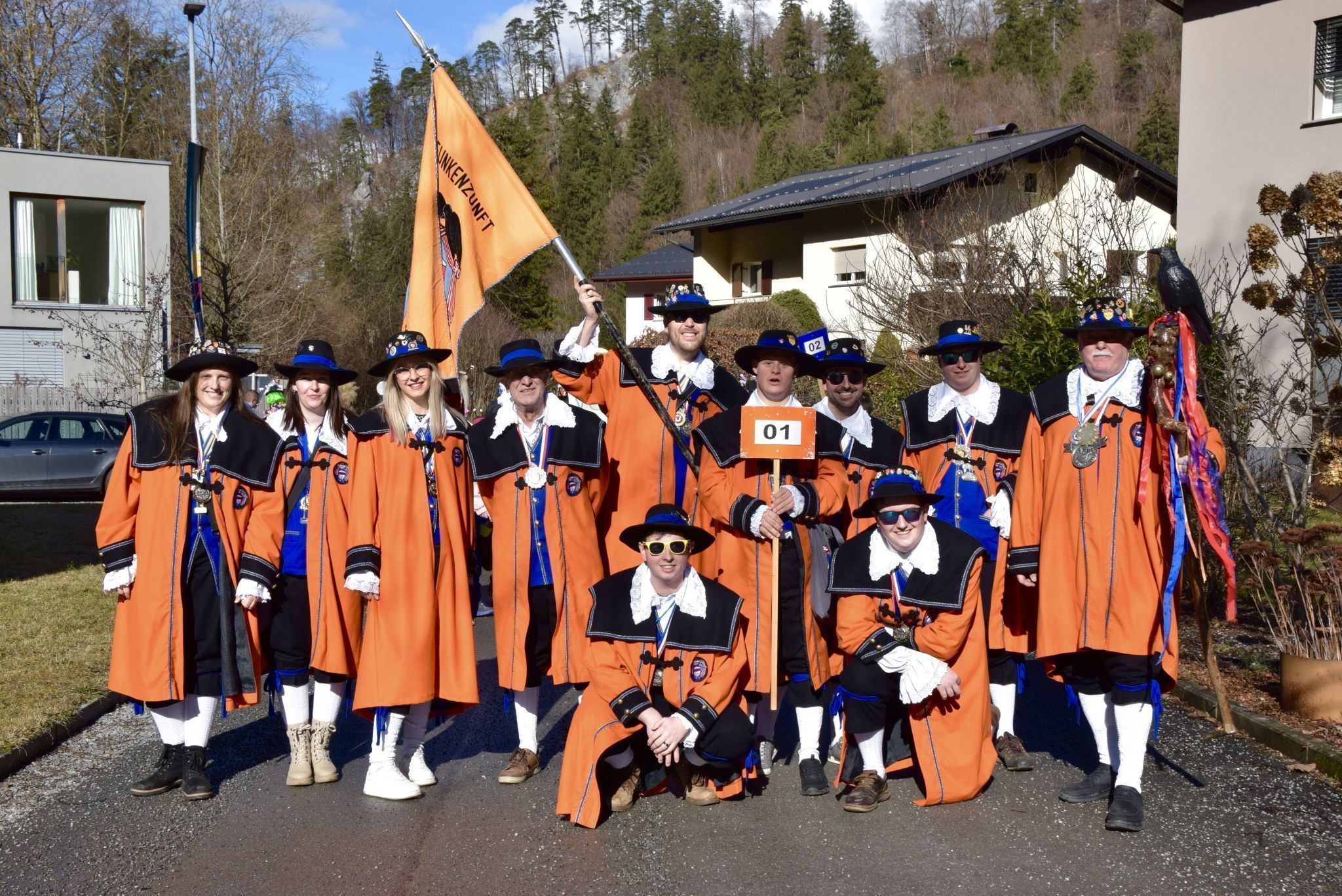 Die Funkenzunft Lorüns wurde heuer vor 80 Jahren gegründet.