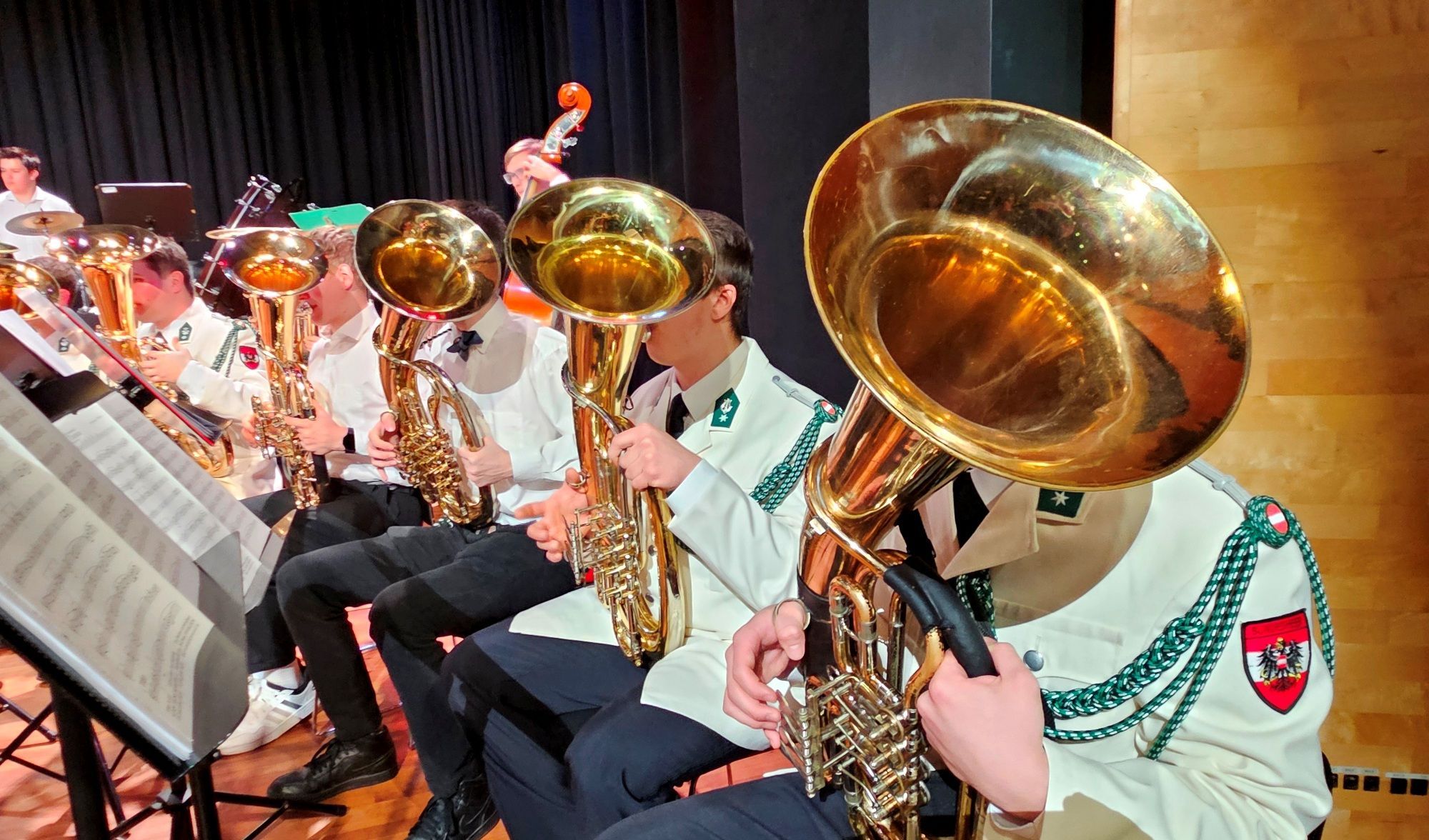 Ein Konzertabend umrahmte die 21. Generalversammlung des Vereines zur Förderung des österreichischen Militärmusikwesens in Vorarlberg im Kubus in Wolfurt. (Bildergalerie)