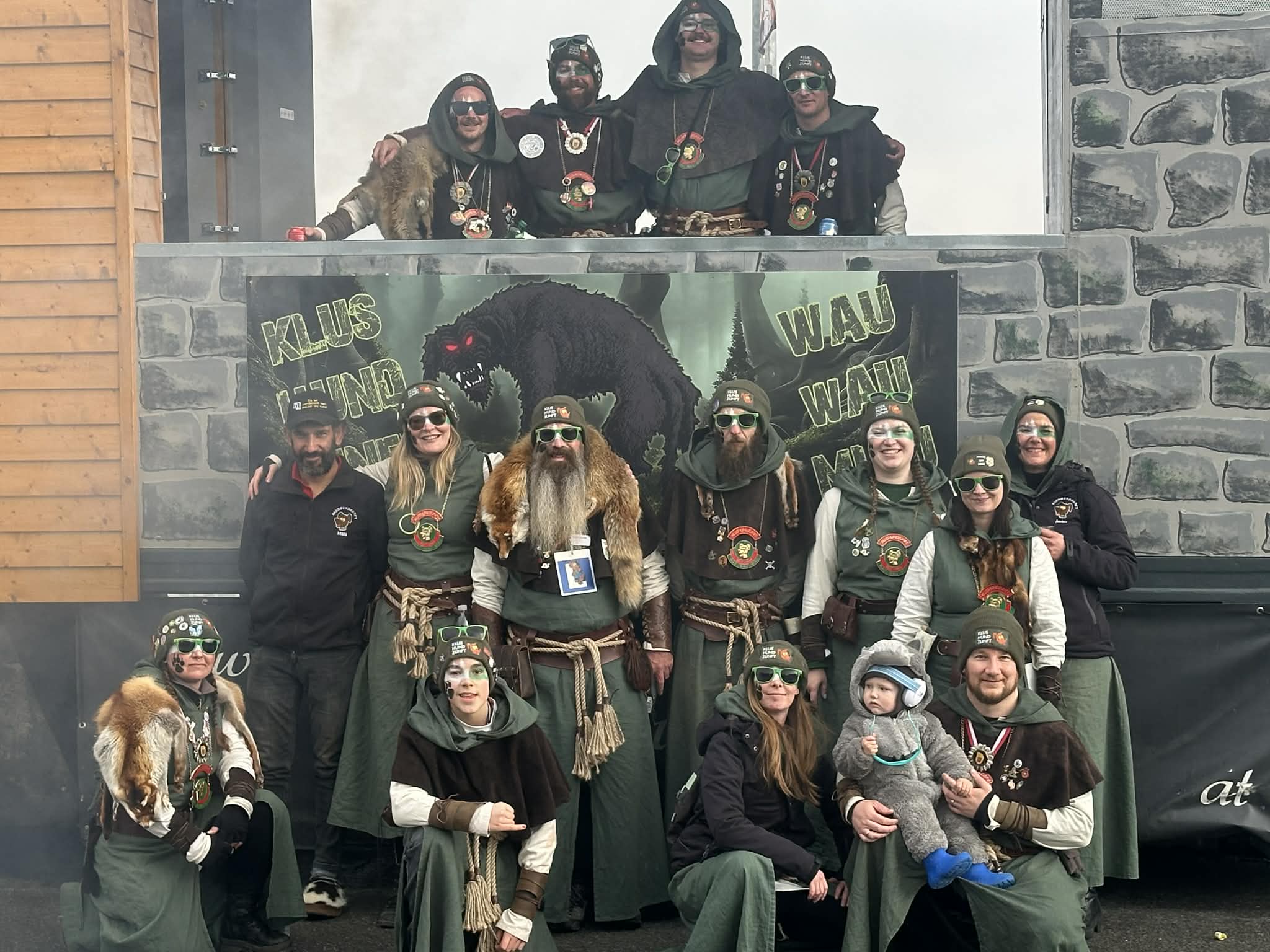 Die Klushundzunft Klaus war auch mit viel Begeisterung dabei. 