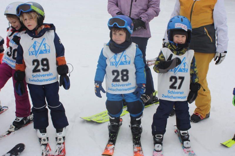 Letzte Minuten vor dem ersten Rennen. 