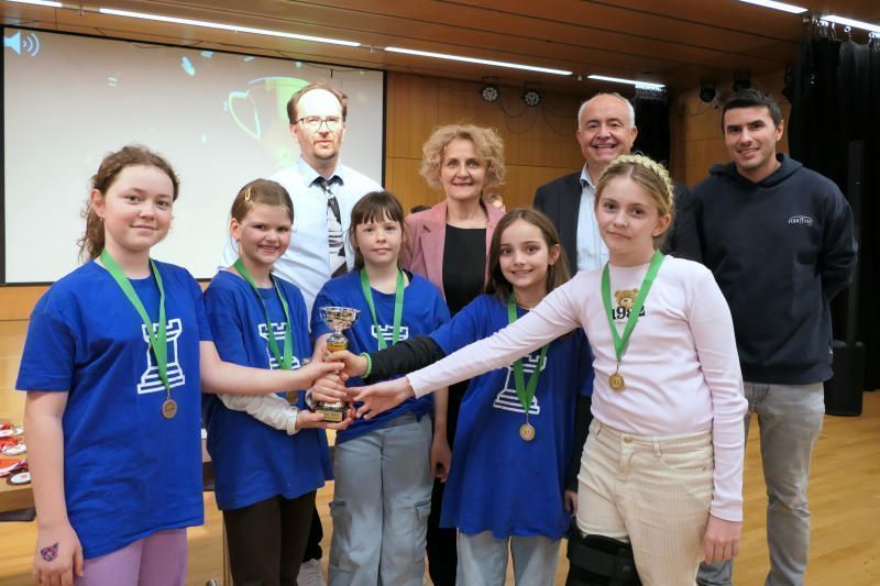 Große Siergerehrung.