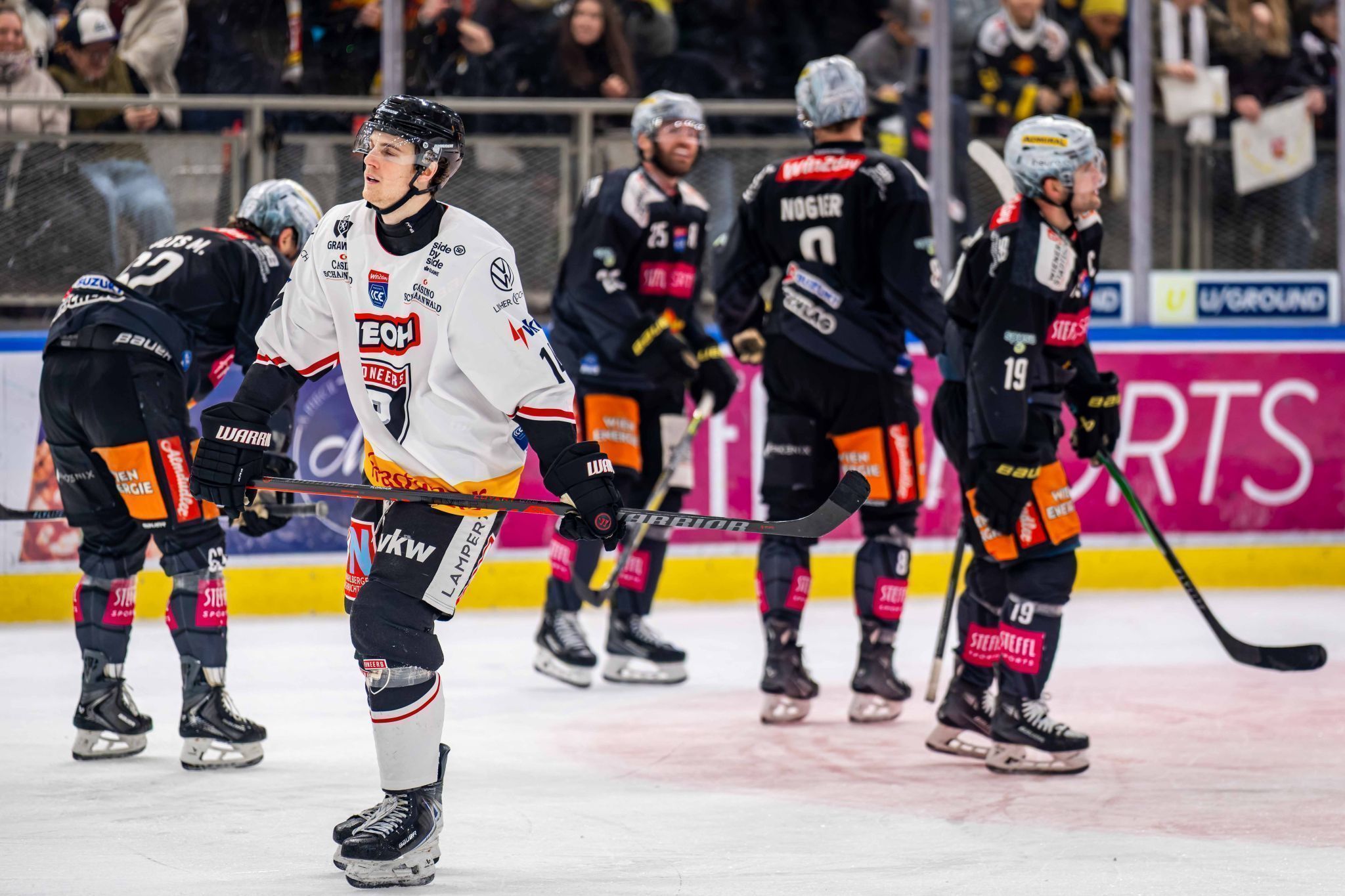 Eric Florchuk und die Pioneers haben in Wien knapp verloren. Damit ist das Saisonziel Pre-Playoffs nur noch theoretisch erreichbar. (gepa)