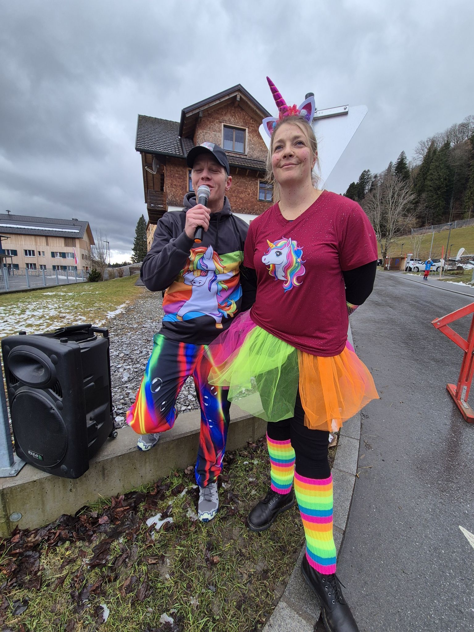 Faschingsdienstag 17. Februar 2026 zog der erste Faschingsumzug in Langen bei Bregenz durch das Dorf (Bildergalerie)
