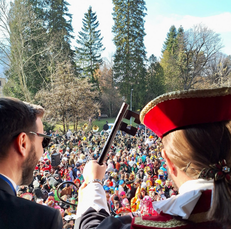 Schlüsselübergabe und Zunftempfang der Stadt Bludenz