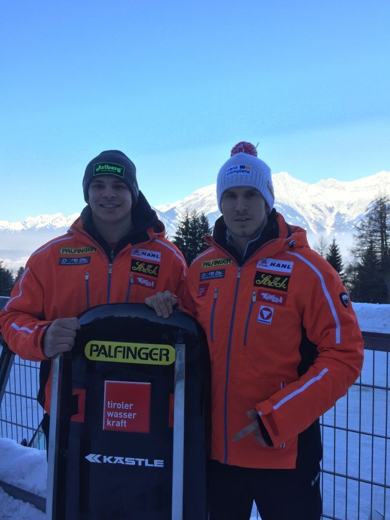 Sport Rodeln Jonas Müller Thomas Steu Bludenz Kästle Schlitten