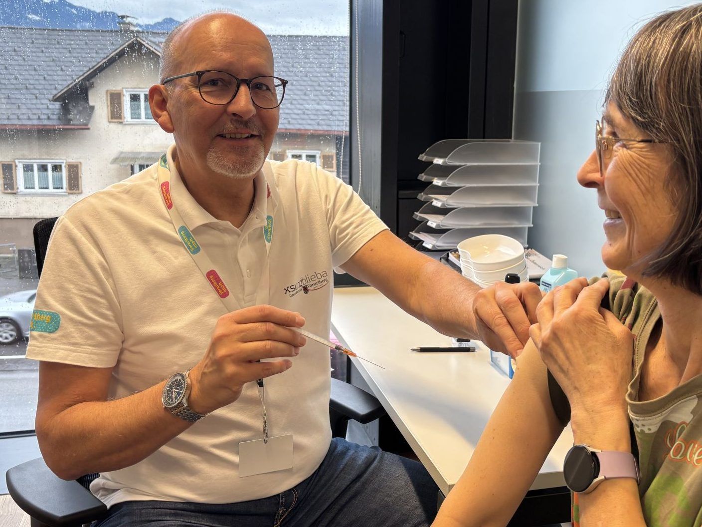 "Hier geht es schneller" – Hoher Andrang in der Impfordination in Dornbirn