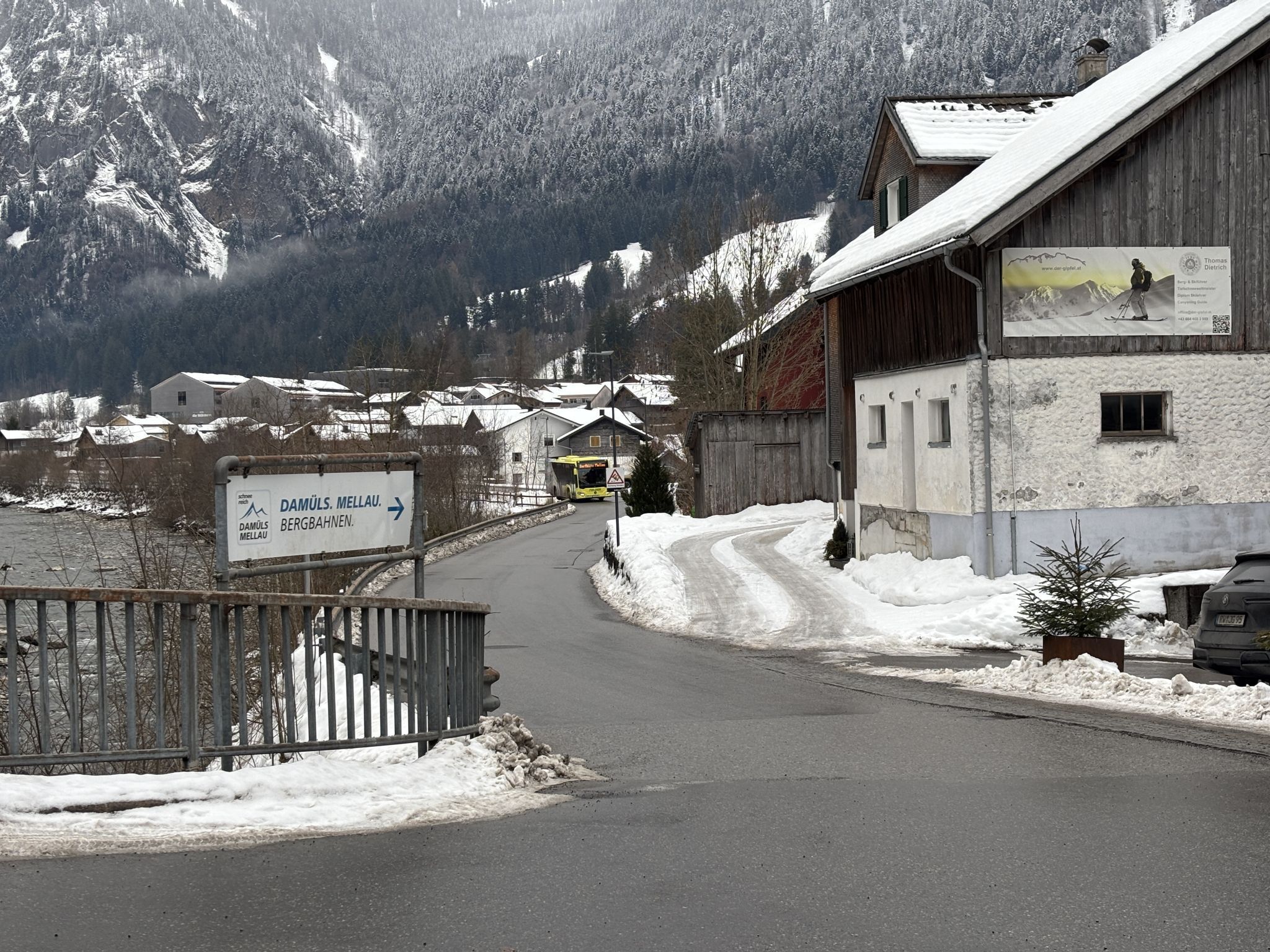 "Der Umbau muss kommen, es geht nicht anders" – In Mellau stockt es an der Brücke