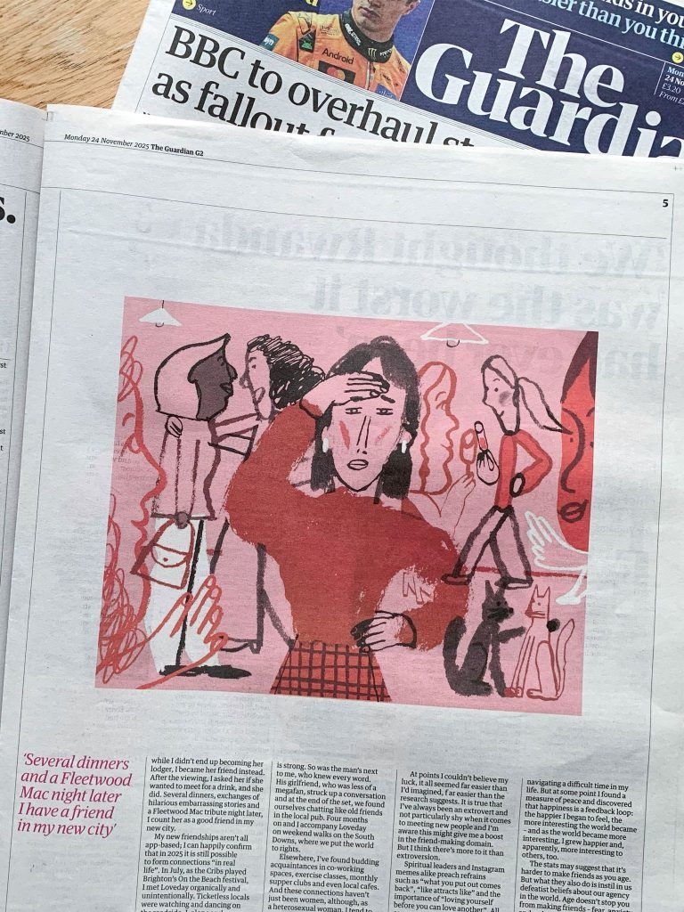 Eine Vorarlbergerin, die für die New York Times und den Guardian zeichnet