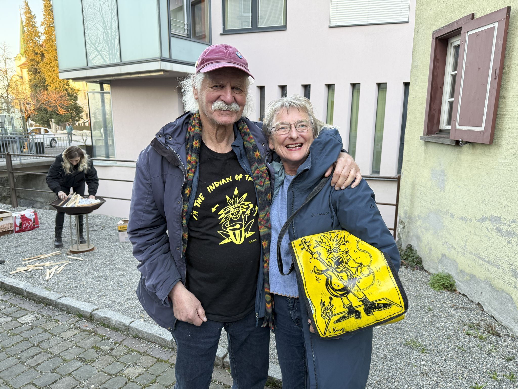 Marieta Sperlich und Helmut King beim m2 Kunst