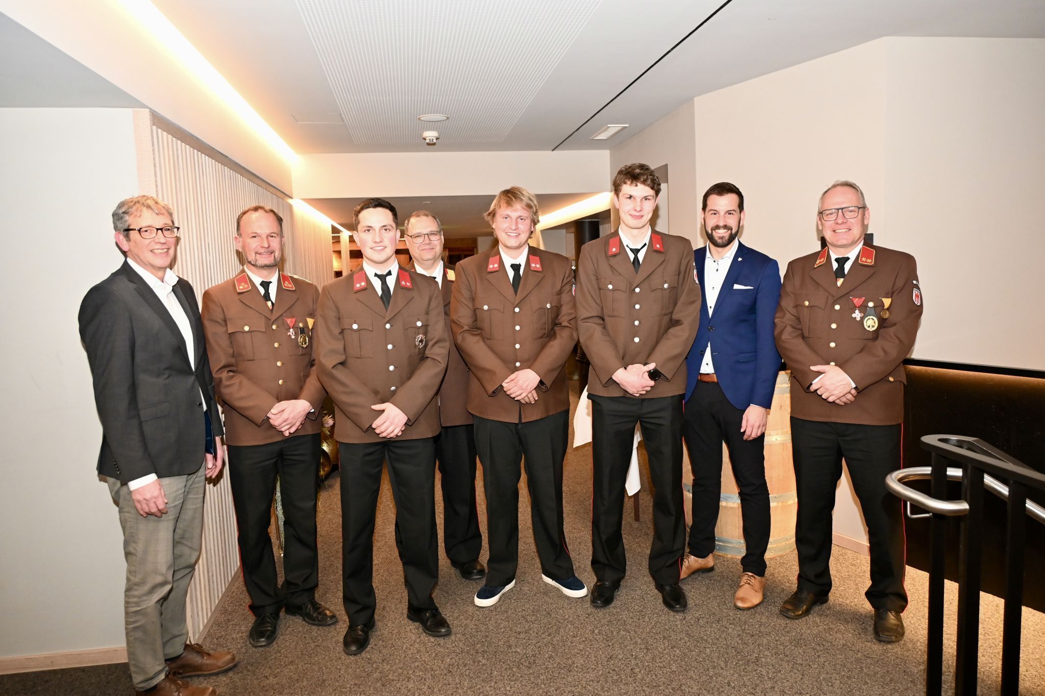 Tobias Jochum, Stefan Mörtlitsch und Luca Pichler wurden befördert.