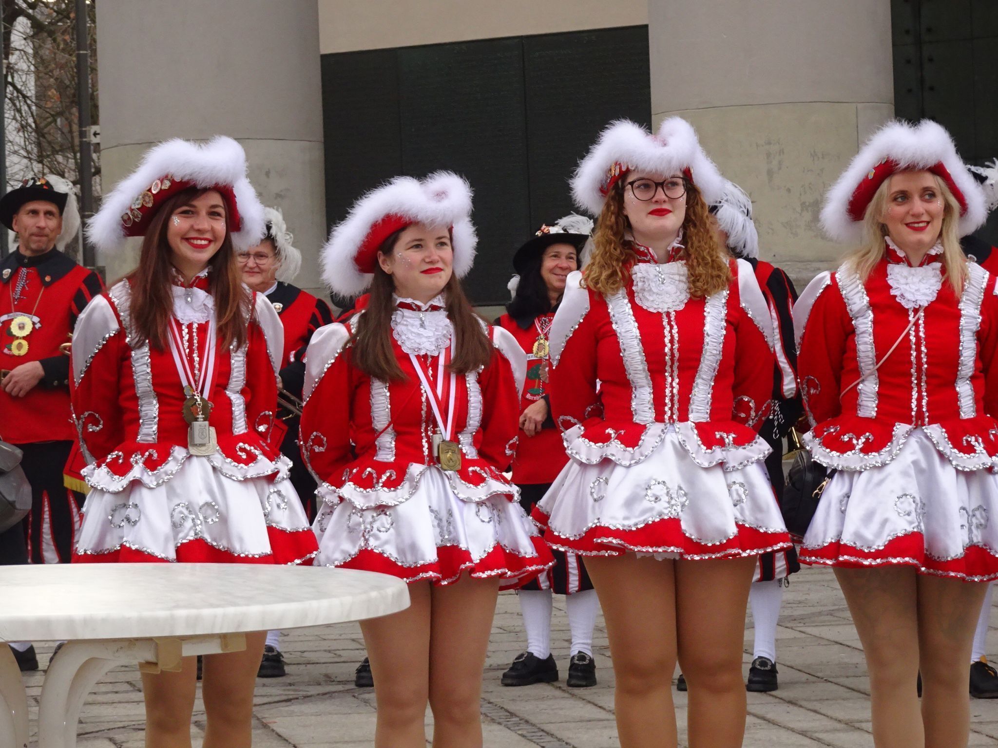 Die Gardemädchen durften den symbolischen Schlüssel verwahren.