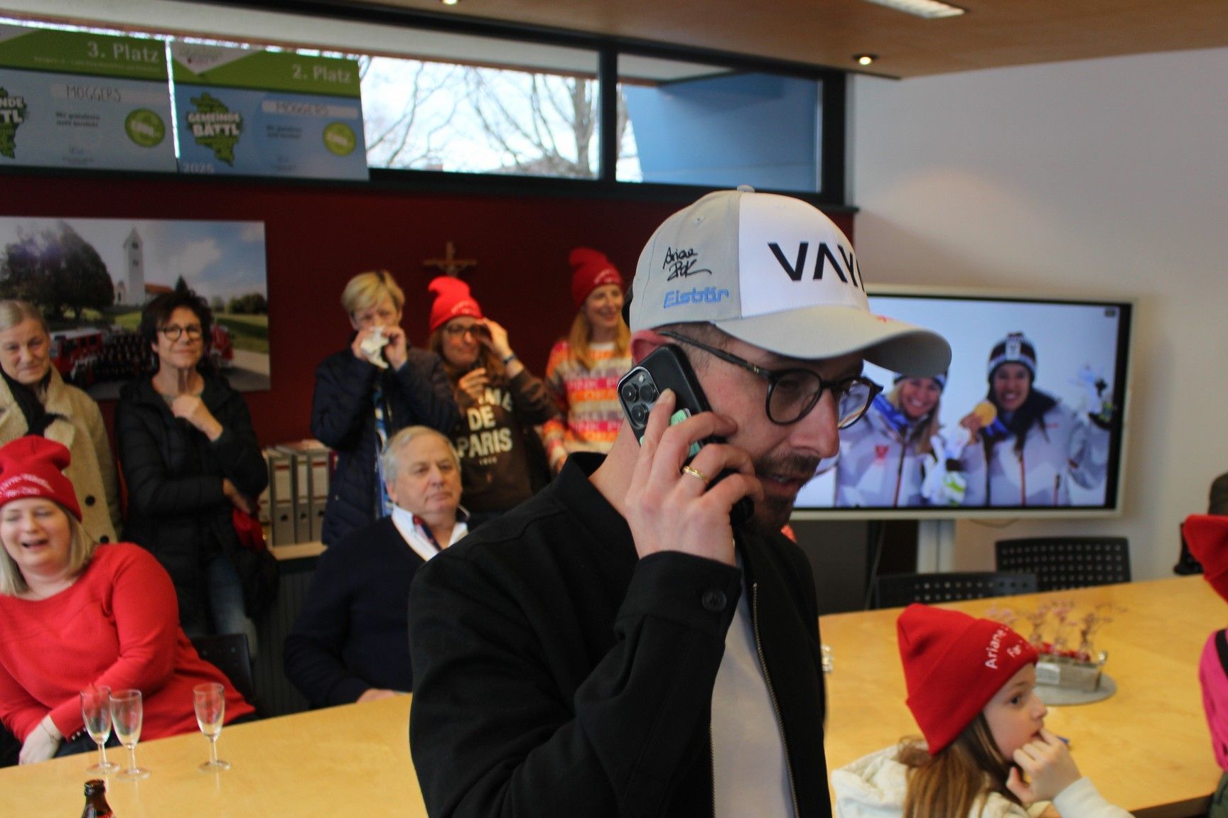 Für den Gemeindechef begann schon das große Organisieren: 