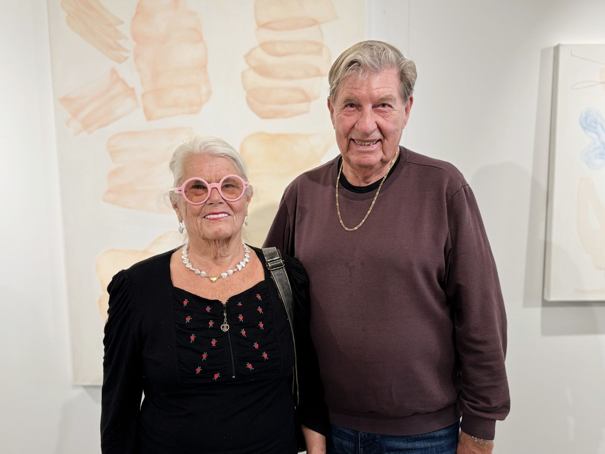 Gudrun und Künstler Ulrich Klobassa.