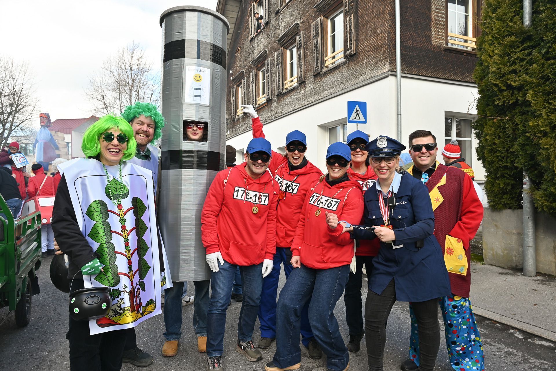 Beste Stimmung herrschte kurz vor dem Start bei der Lustenauer Gemeinderegierung. 