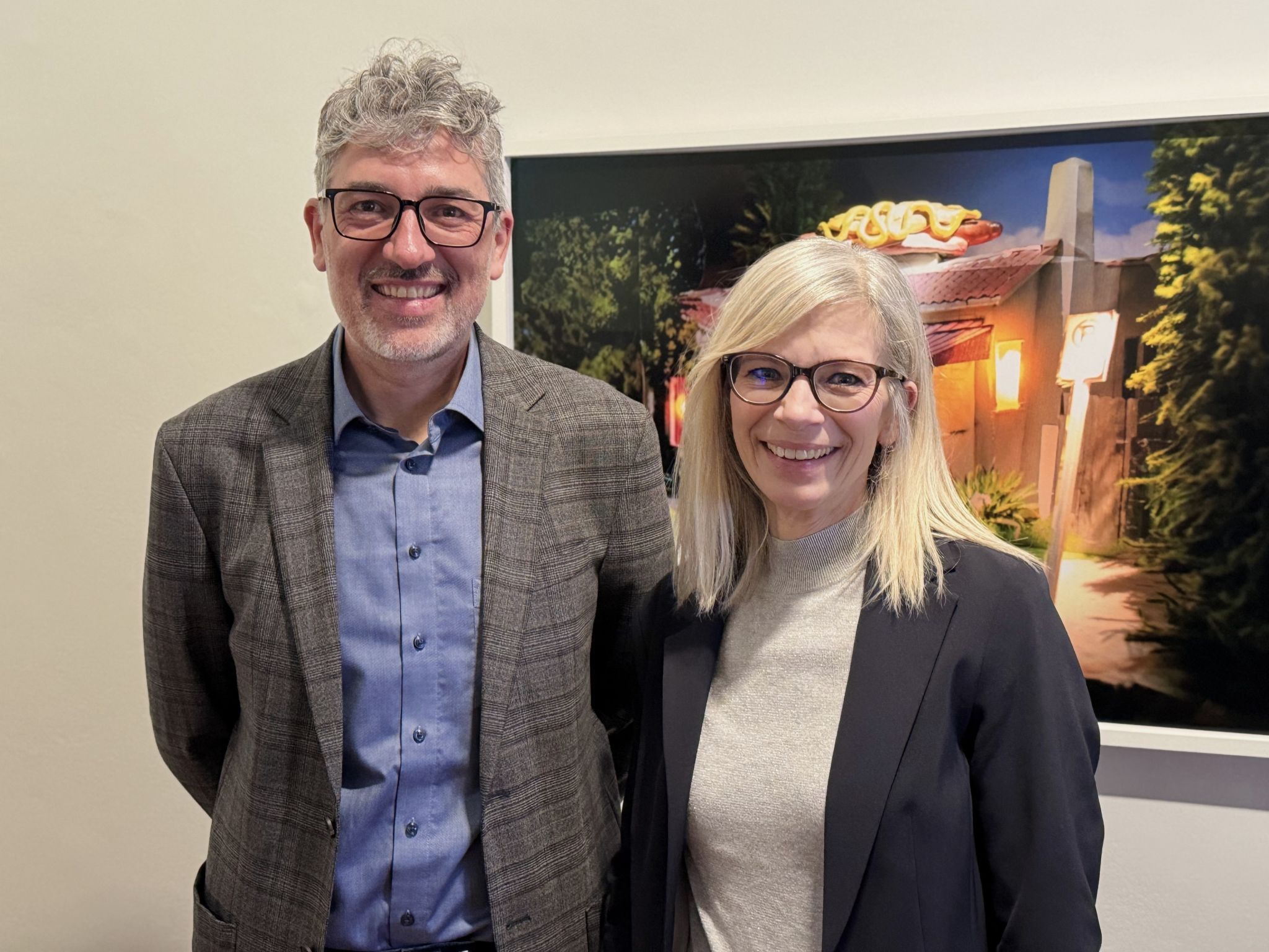 Michael Kasper und Cornelia Mathis-Rothmund (vorarlberg museum).