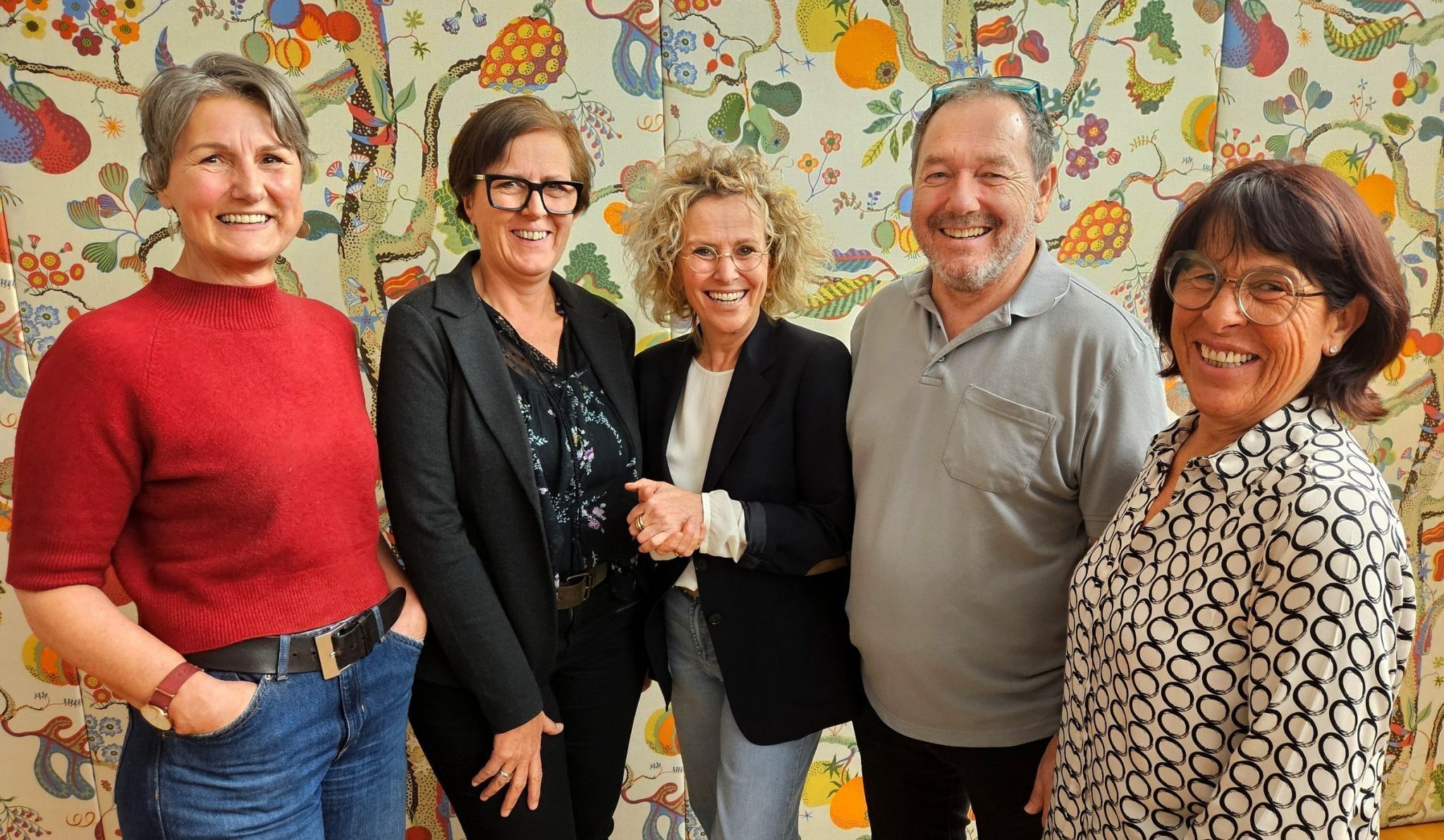 Das bestens ausgebildete Team des KPV Lochau mit Margot Zwing, Christine Gamper, Maria Mager (Pflegedienstleitung), Christian Gamper und Karin Beuerle betreut in Lochau übers Jahr rund 160 Klienten. Auf dem Bild fehlt Sabine Moosmann.