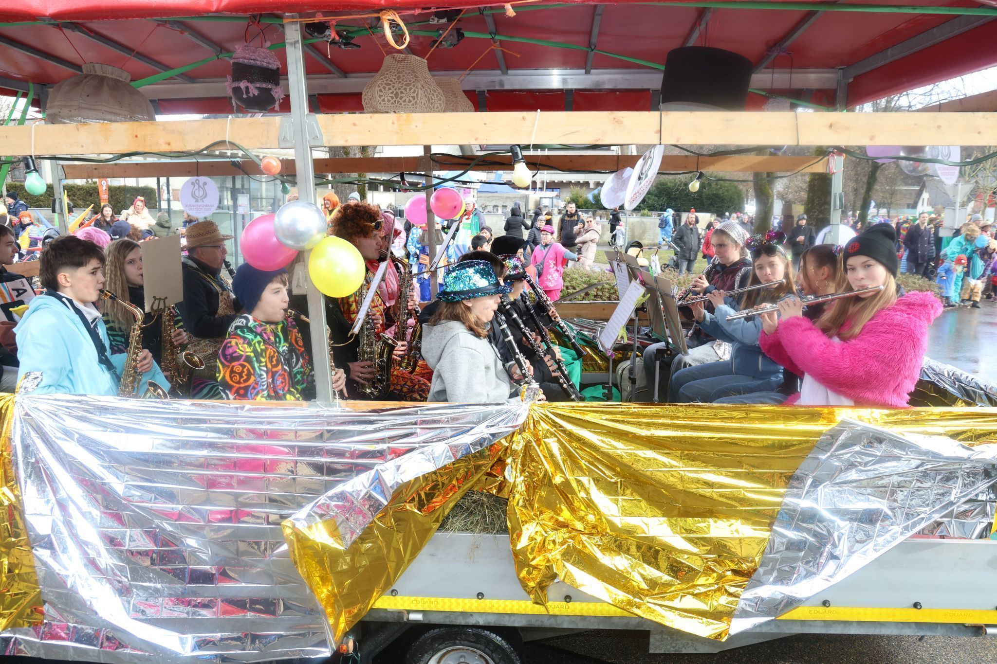 Ein Teil der Stadmusik.