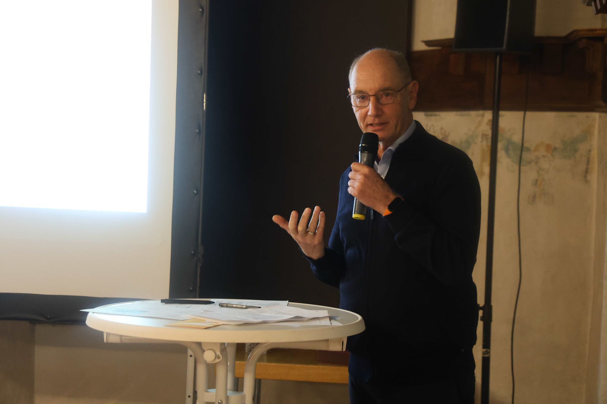 Prozessbegleiter Robert KAspar war von der Atmosphäre im Verein sehr beeindruckt.