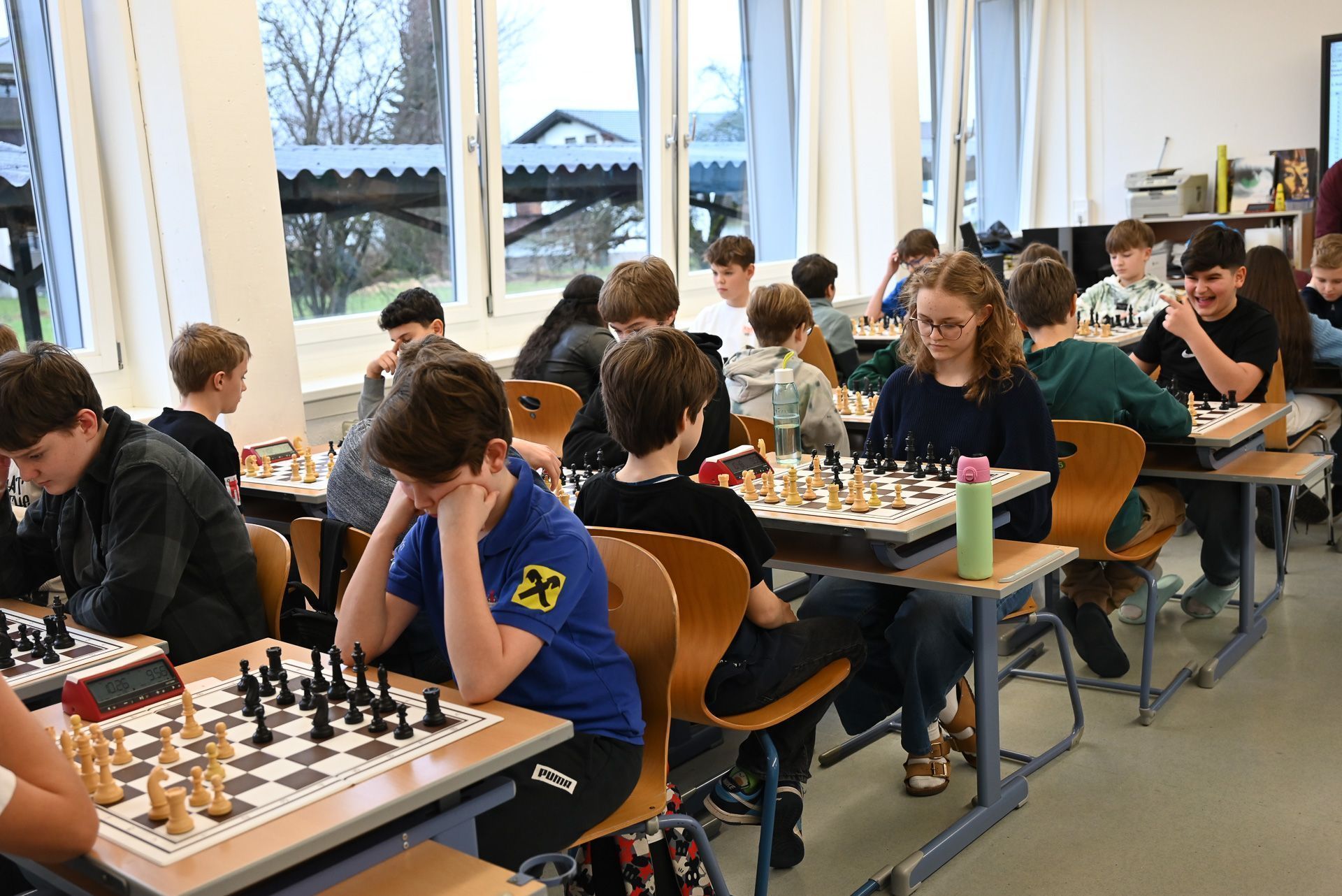 Höchste Konzentration herrschte bei den einzelnen Partien.