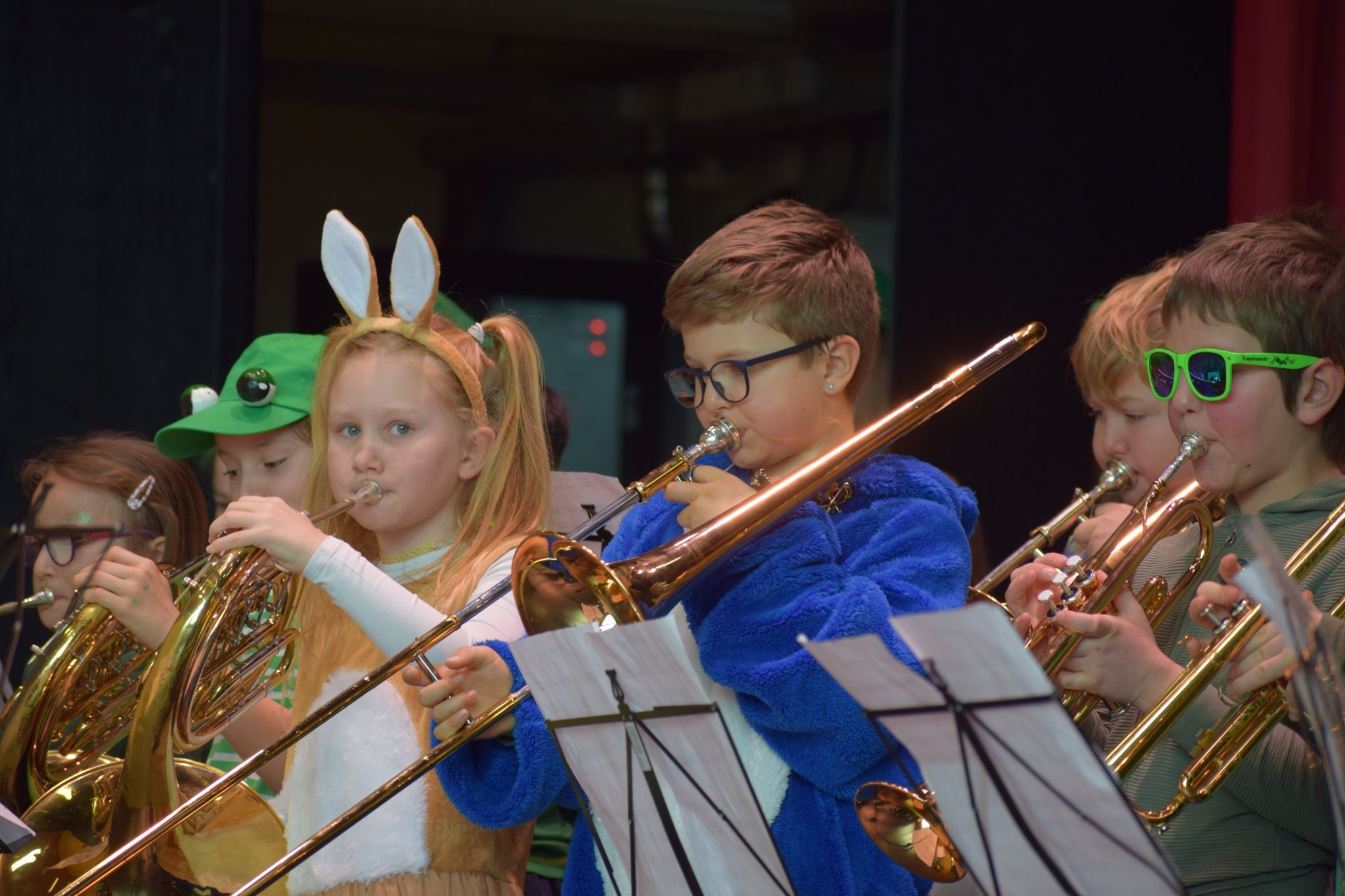 Den Kindern machte das Konzert sichtlich Spaß. 