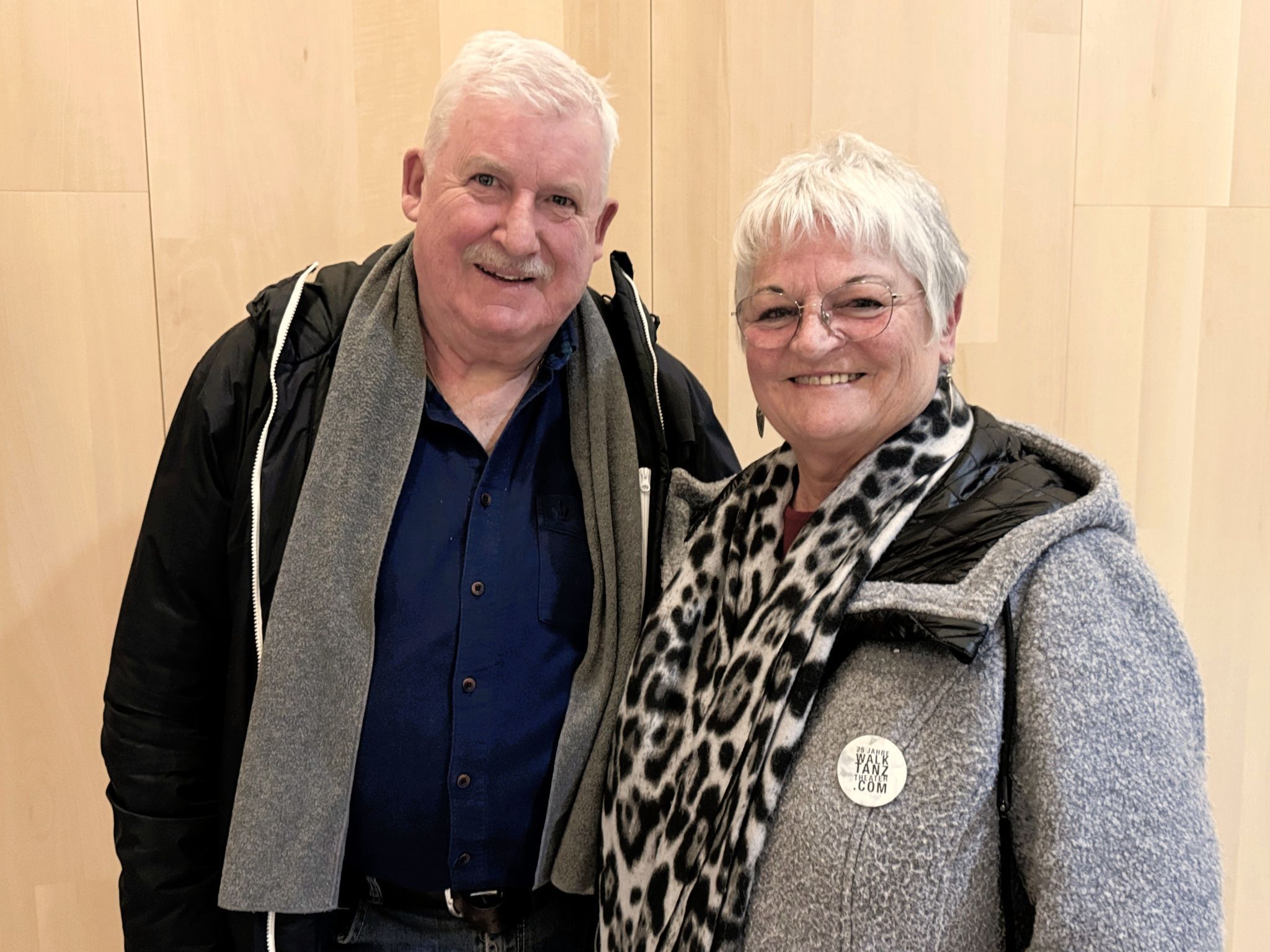 Im Publikum: Maria und Hans Hämmerle.