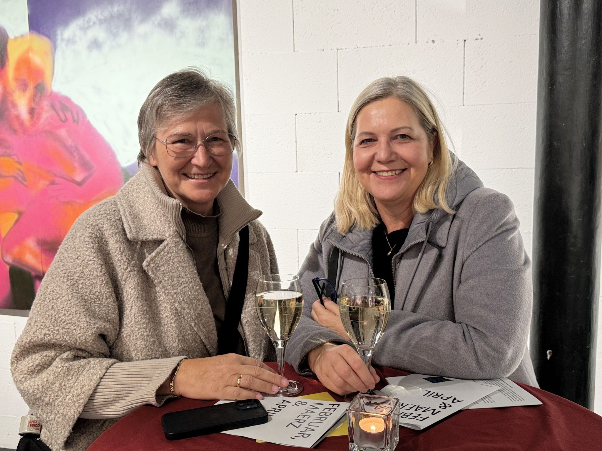 Kulturbegeistert: Andrea Steinschaden und Simone Schlachter.