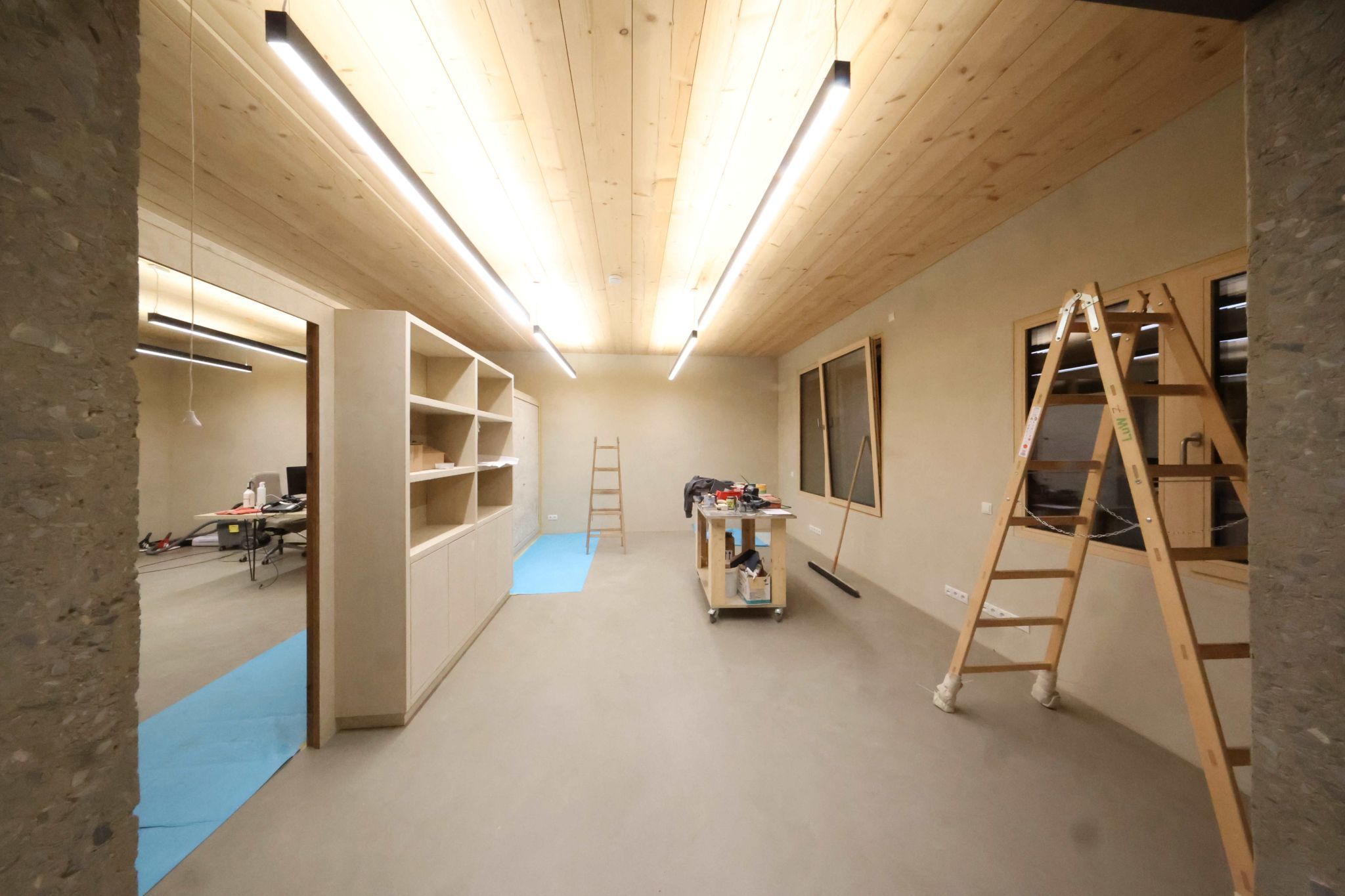 Noch ist nicht alles fertig.