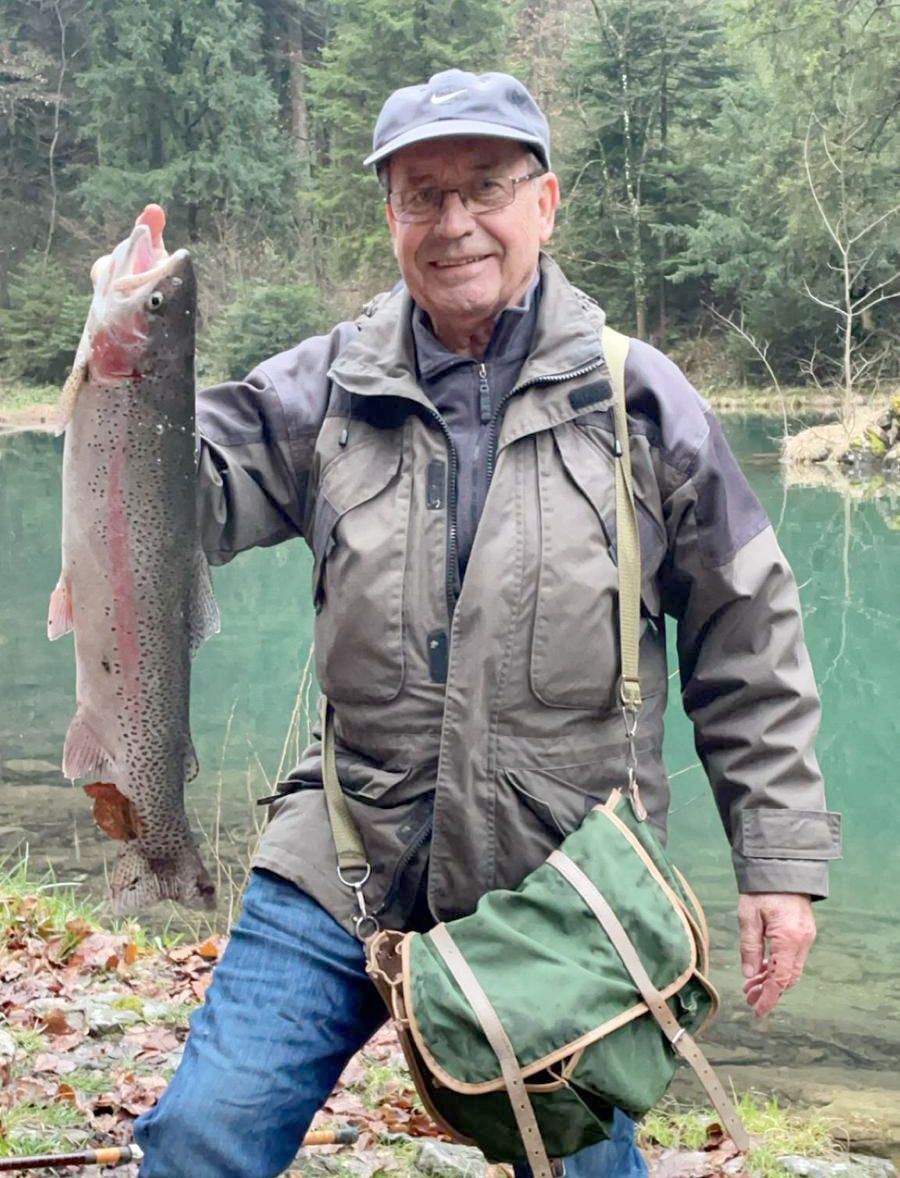 Herbert Mock mit großem Fang voll dabei 
