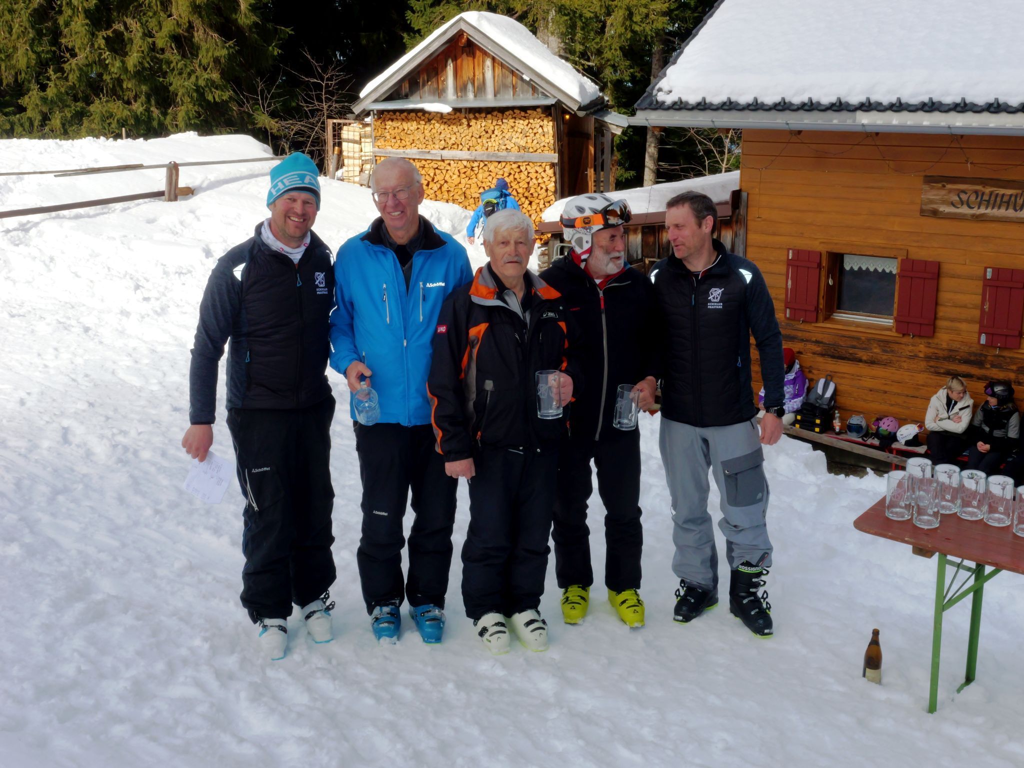 Als älteste Teilnehmer fuhren Hubert Gstach, Franz Egger und Hubert Gaßner ins Ziel. 