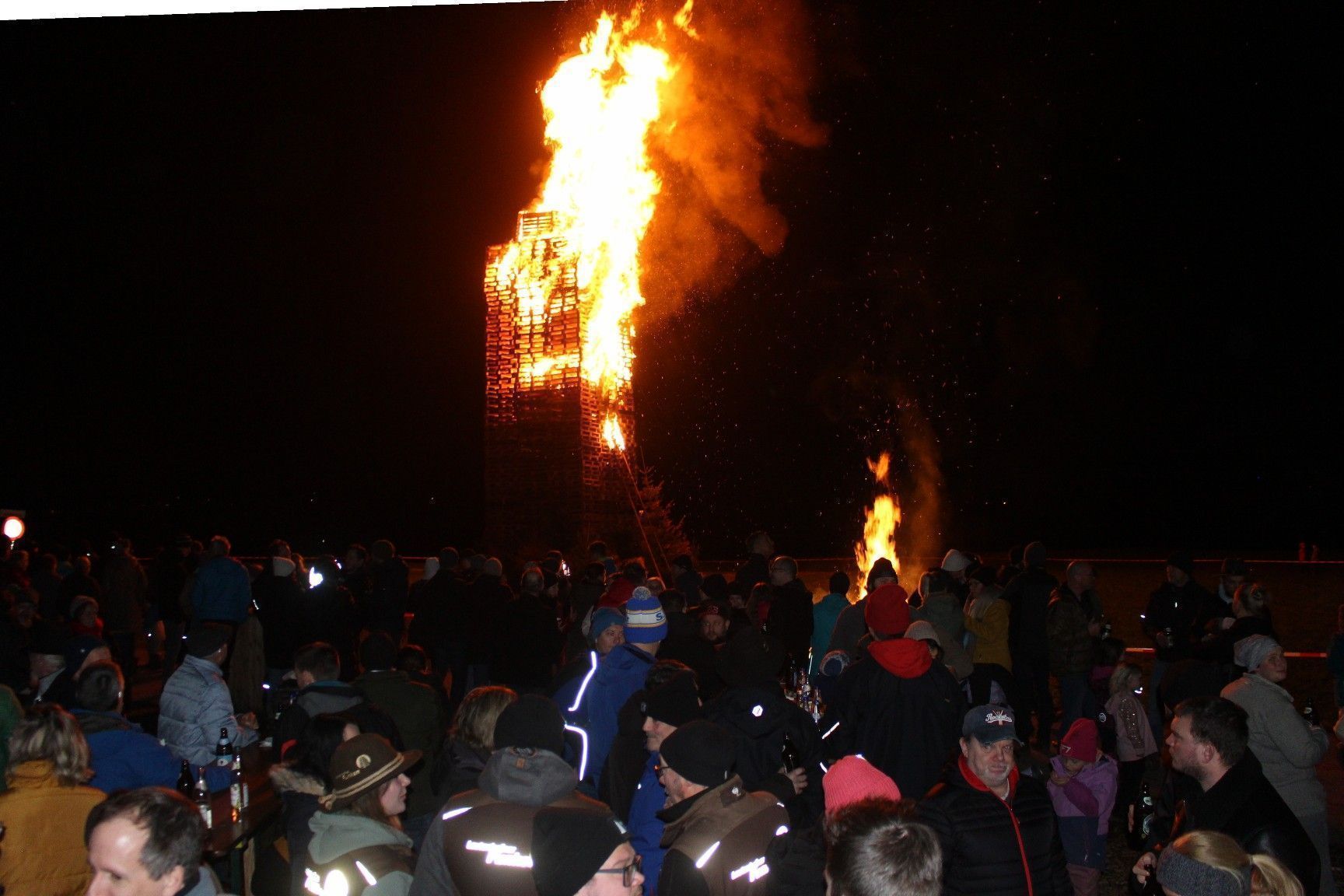 Diesmal mussten die zahlreichen Besucher nicht „flüchten“.   