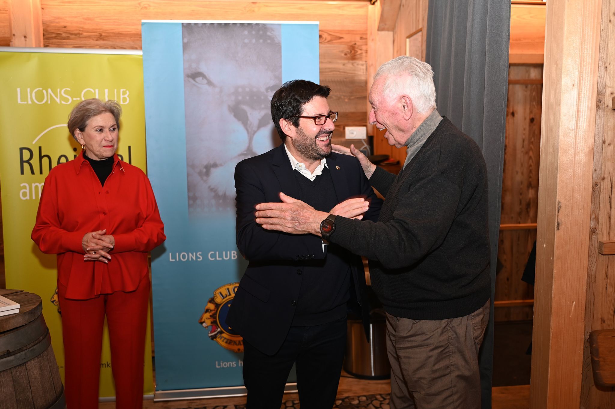 Auch der Emser Altbürgermeister Herbert Amann feierte mit.