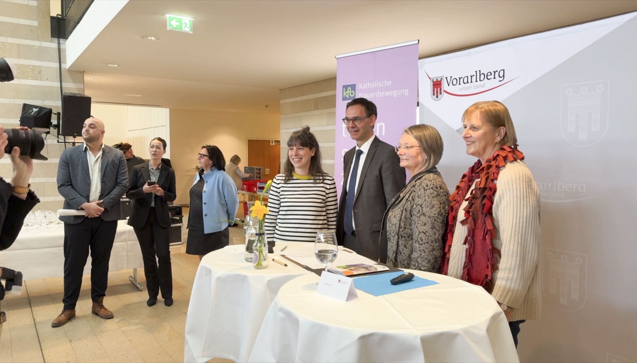 Traditionell auch das Erinnerungsfoto mit LH Markus Wallner