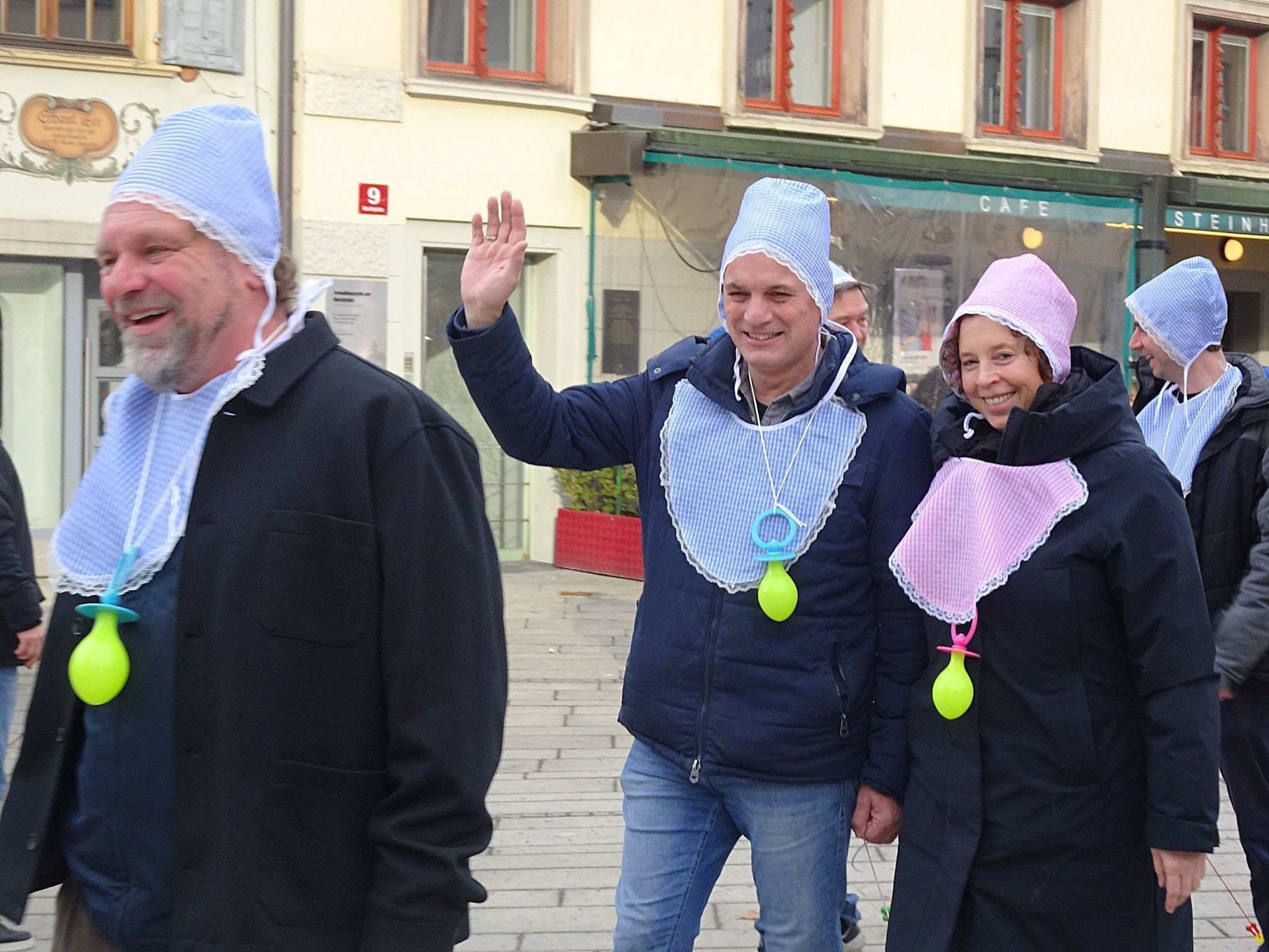 Die Stadträte zeigten sich gut gelaunt.