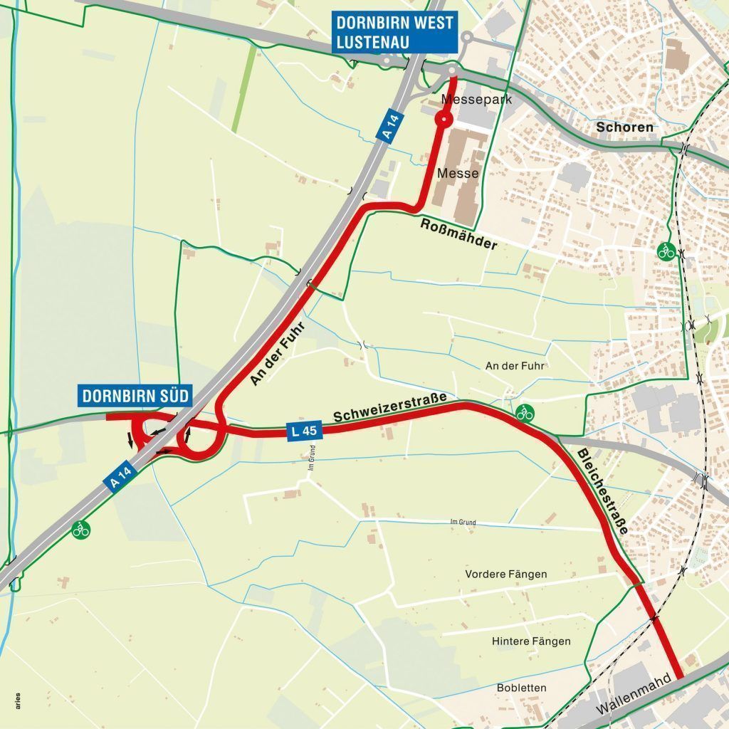Sperren und Umleitungen bei Dornbirn-Süd: "Der Zustand hat sich massiv verschlechtert"