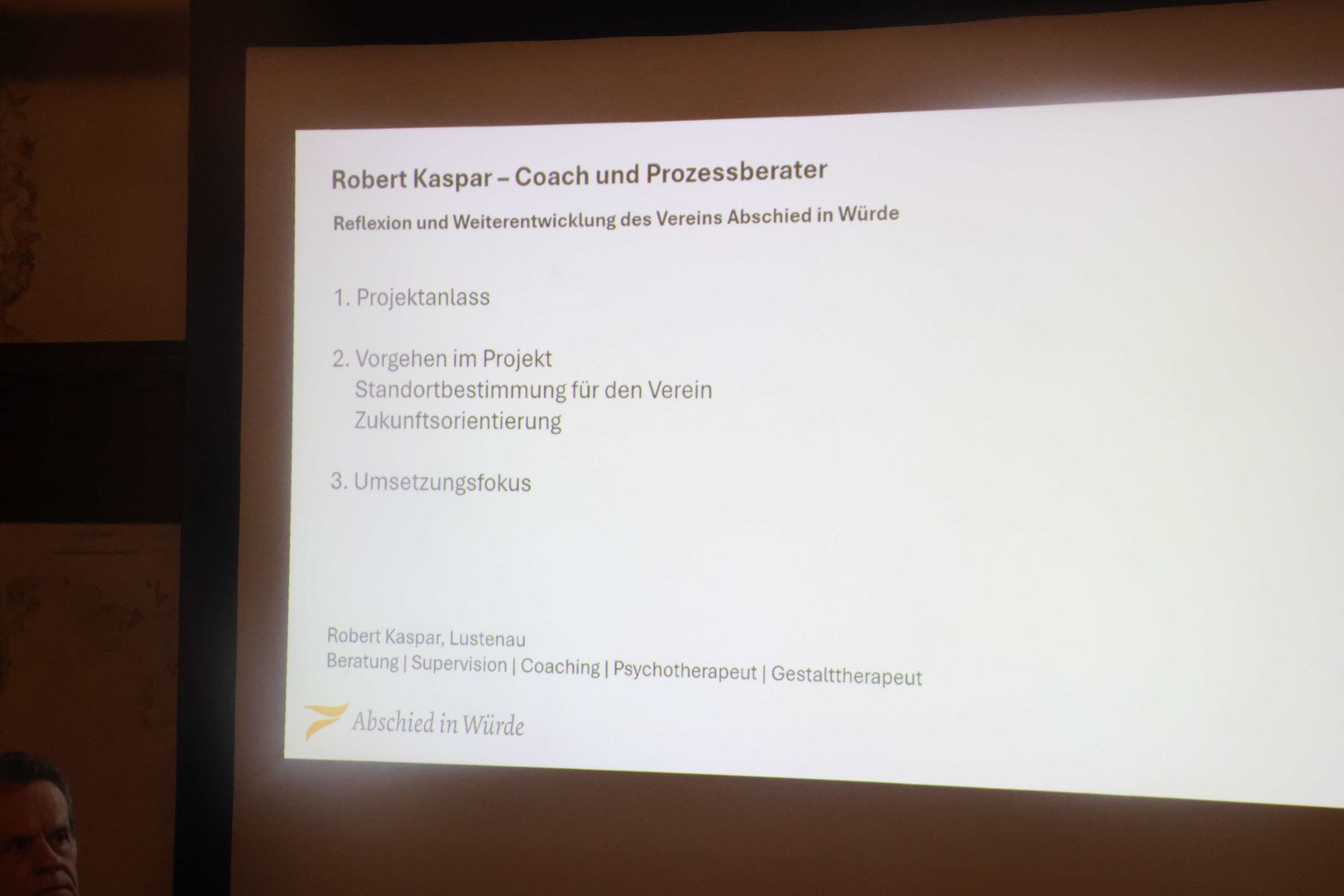 Eindrücke von der 19. Mitgliederversammlung des vereins 