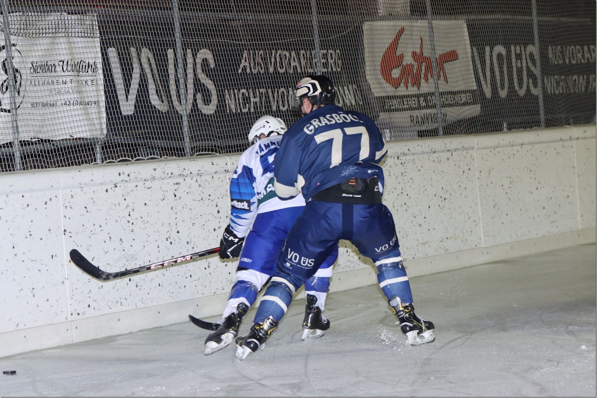 Dramatik pur auf der Gastra zwischen Walter Buaba und Hard. 