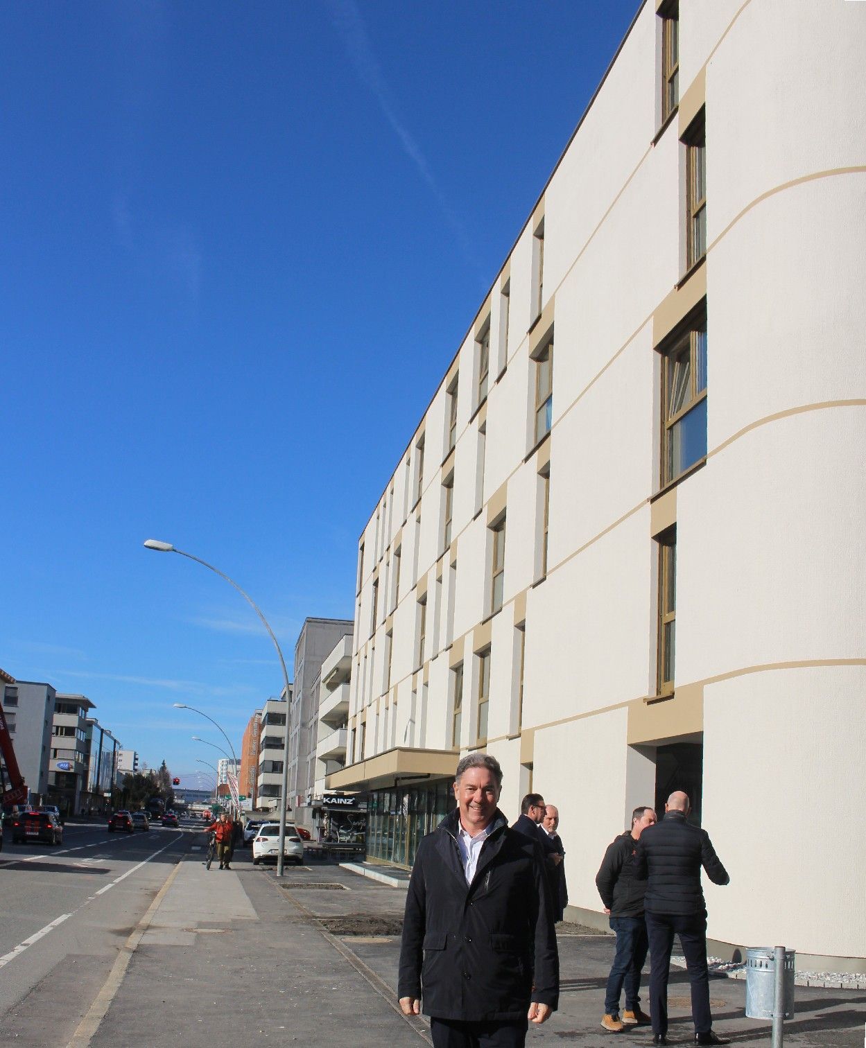  Nicht nur Alexander Stuchly ist überzeugt, dass sein Projekt für die Rheinstraße eine Bereicherung ist.