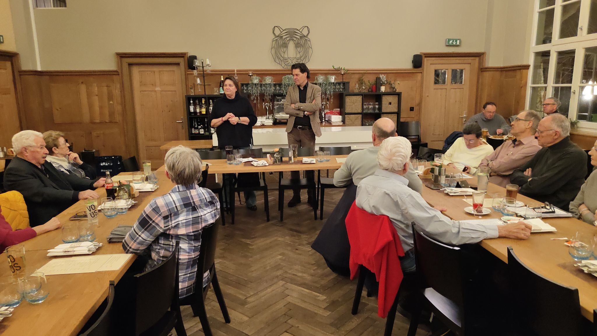Auf dem Ortsteilgespräch in Tisis wurde über Verkehr und Infrastruktur diskutiert.