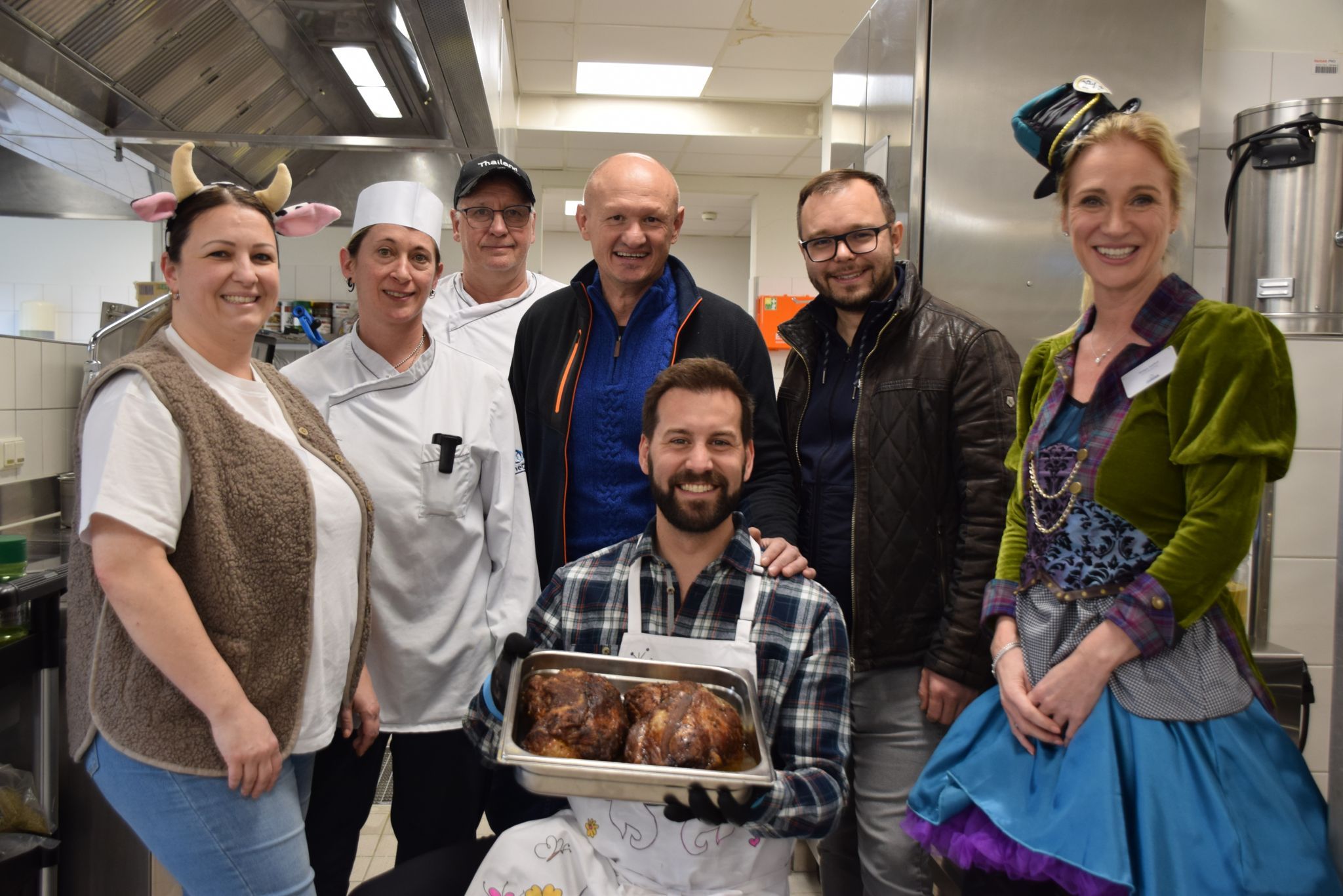 Der Bratenklau war erfolgreich