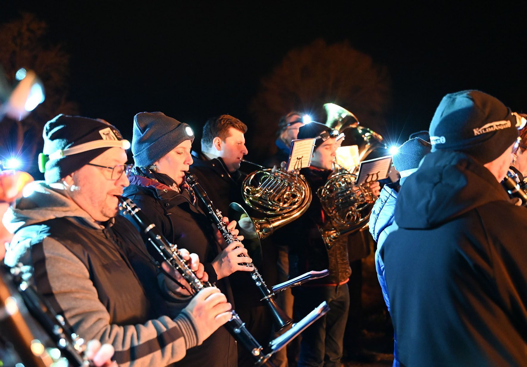 Der Musikverein umrahmte das Funkenwochenende musikalisch. 