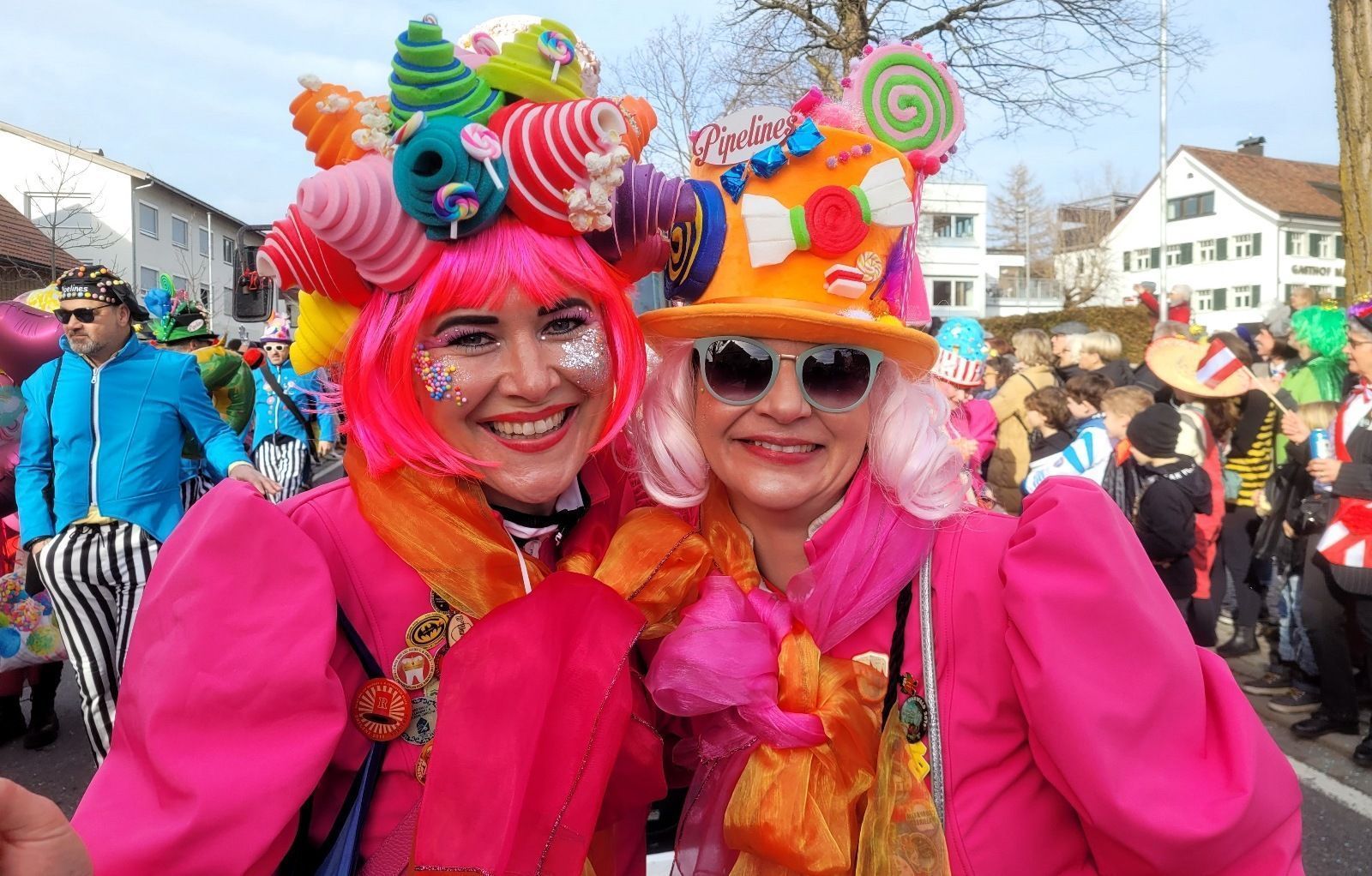 Auch die „Pipelines“ aus Bregenz“ sind beim Lochauer Faschingsumzug wieder mit dabei. Sie feiern stolze 25 Narrenjahre.