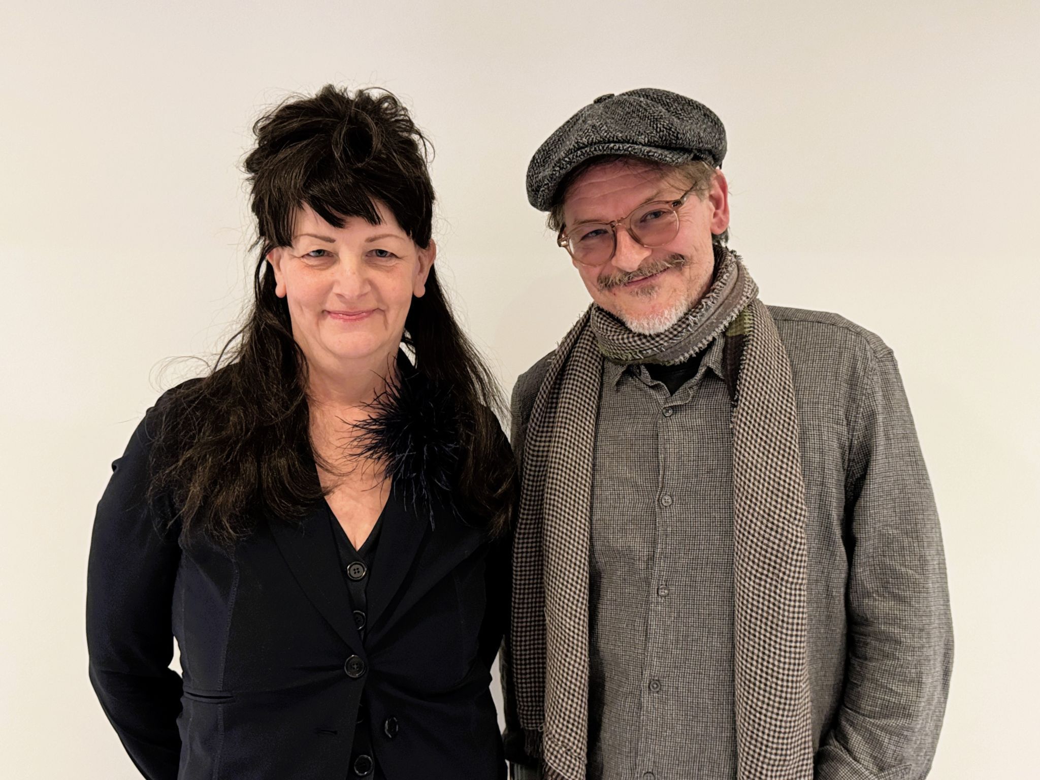 Ausstatterin Sandra Münchow und Musiker Marcus Nigsch.