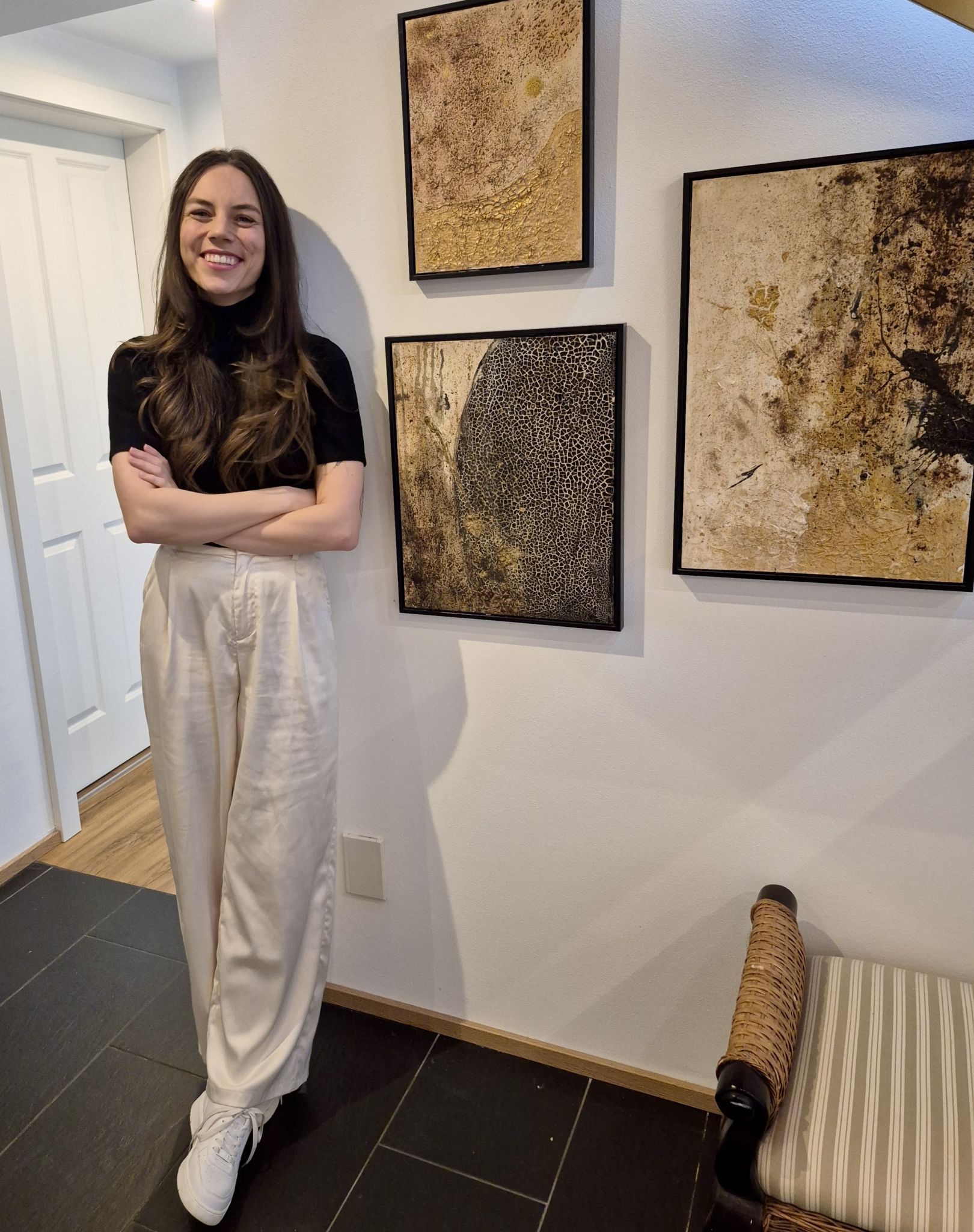 Hannas Vision ist es, mit ihrer Kunst den Räumen eine ganz eigene Atmospäre zu verleihen. JH