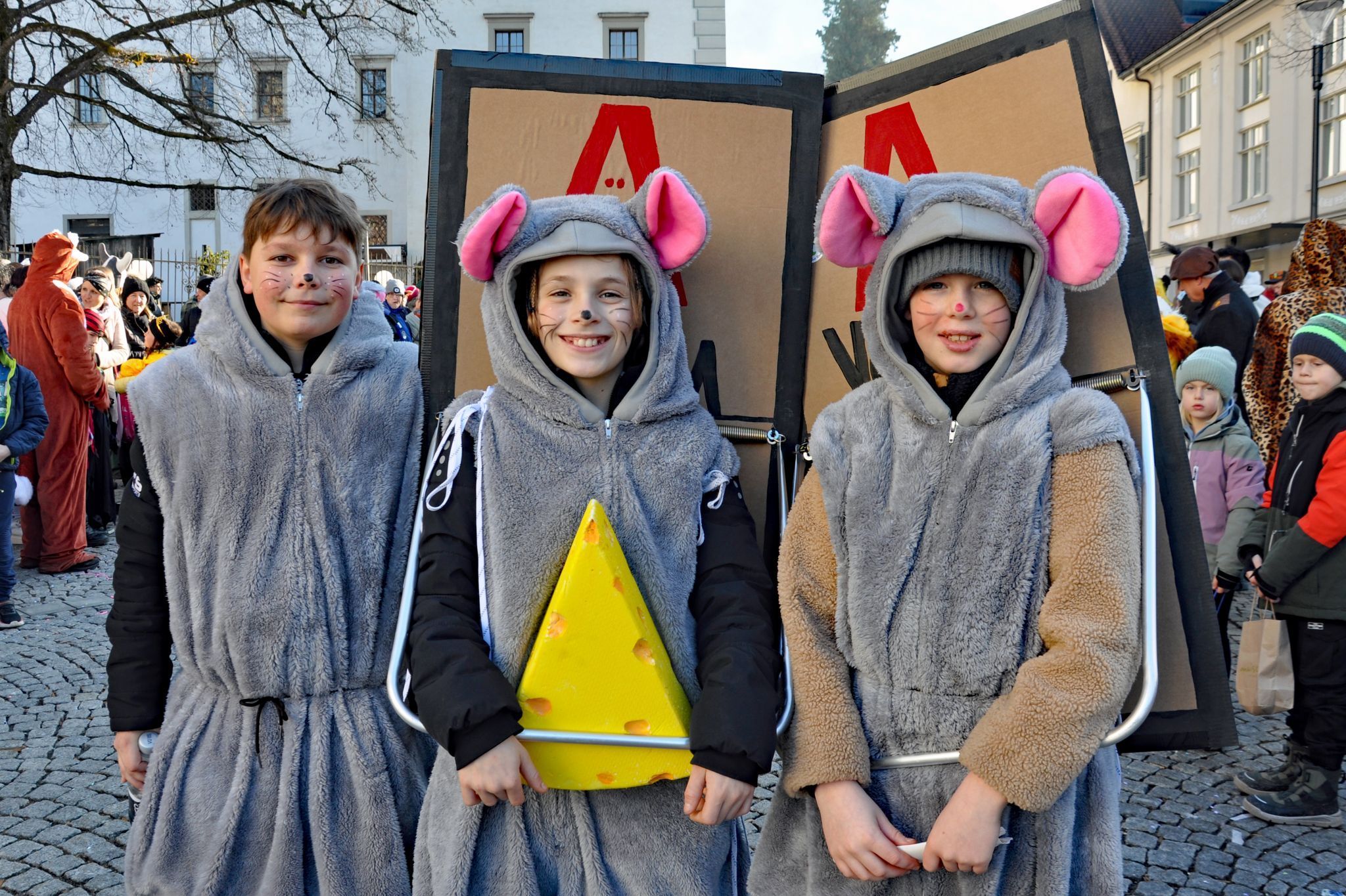 Auch der Narrennachwuchs war am Start.