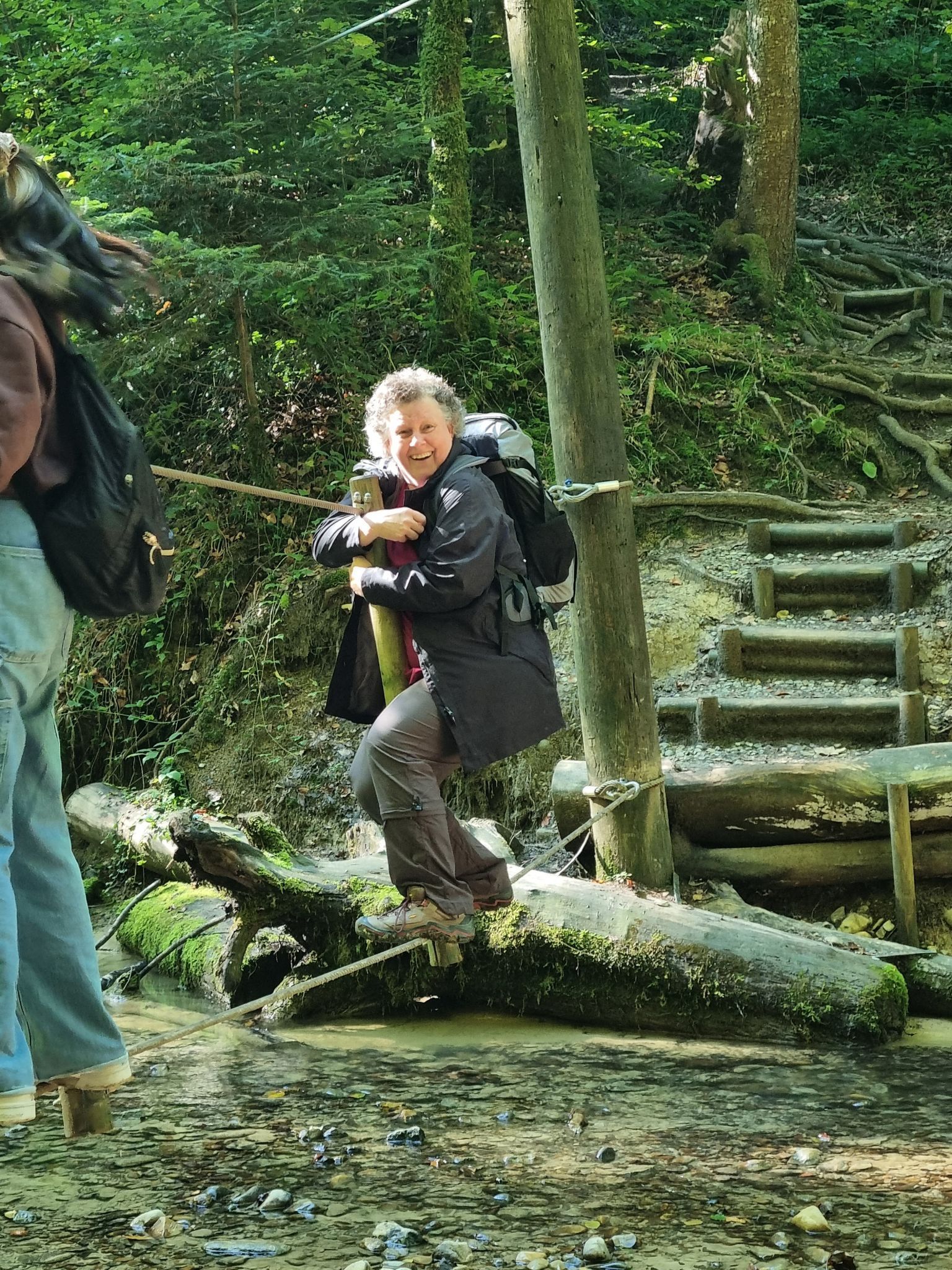 Silke Gerer ist gern in der Natur unterwegs und für jeden Spaß zu haben. @privat