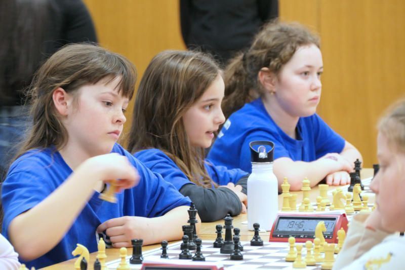 Mit Begeisterung waren die Mädchen dabei. 