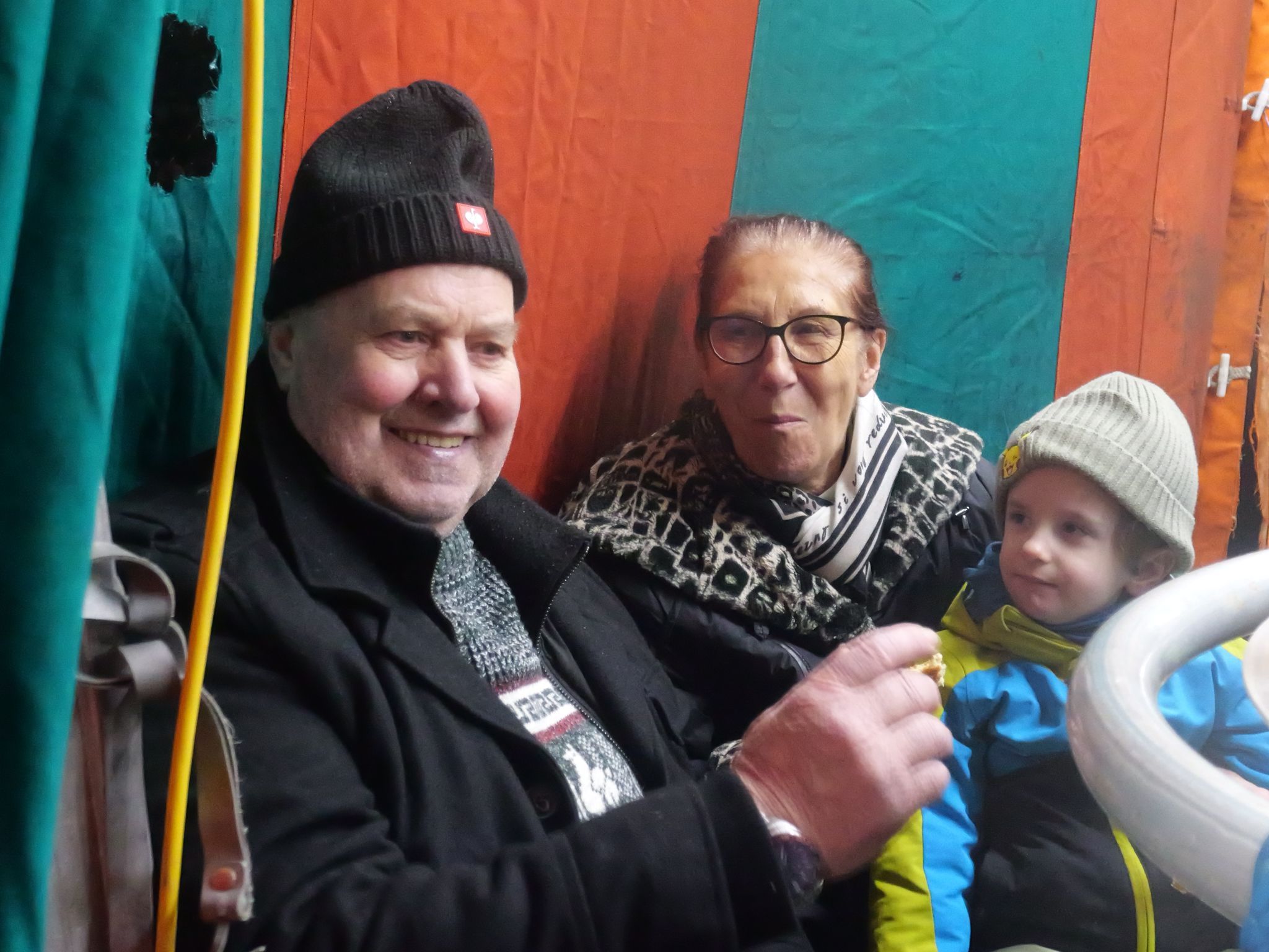 Karl Hundertpfund besuchte mit Familie das Fest.